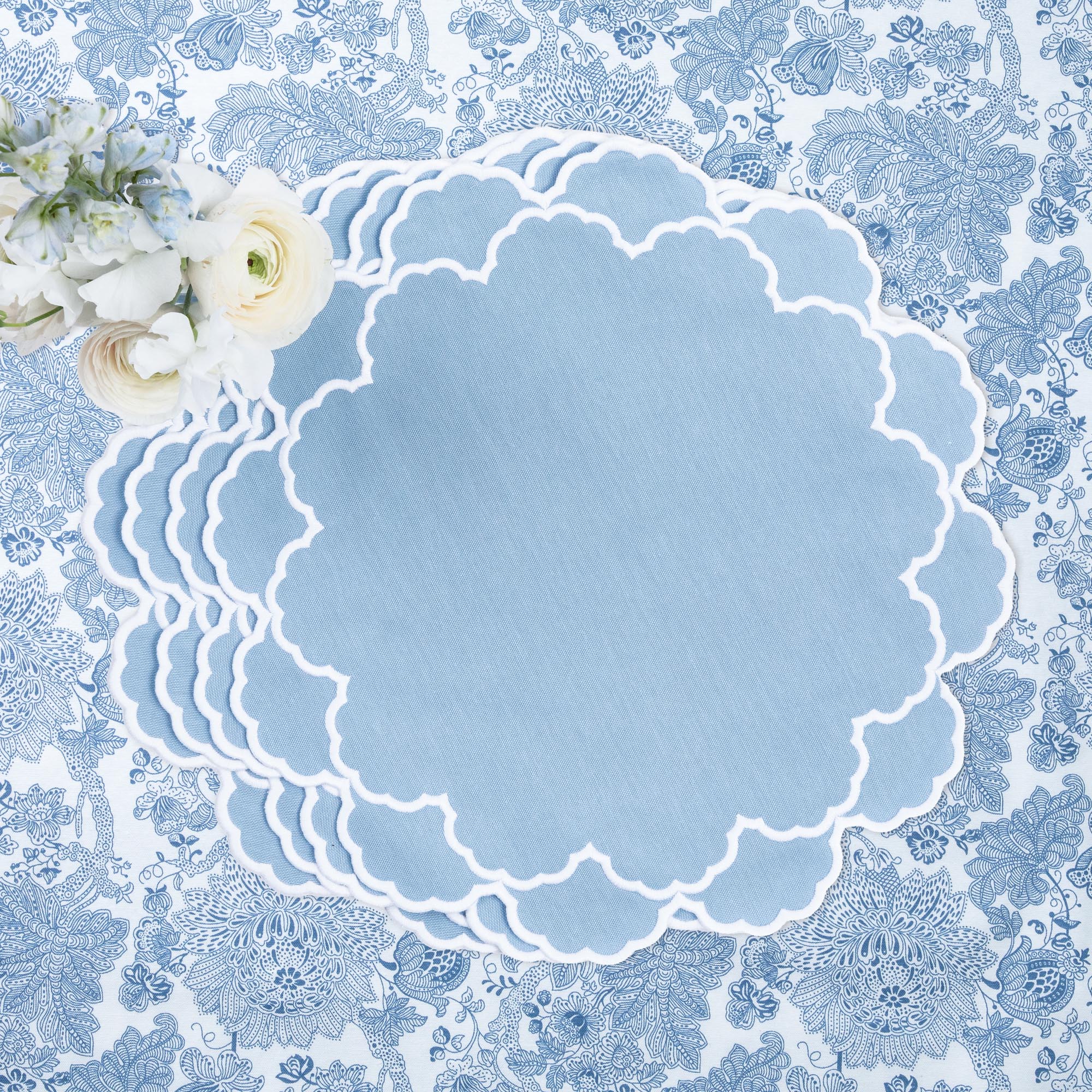 Nikki Blue Placemats (Set of 4)