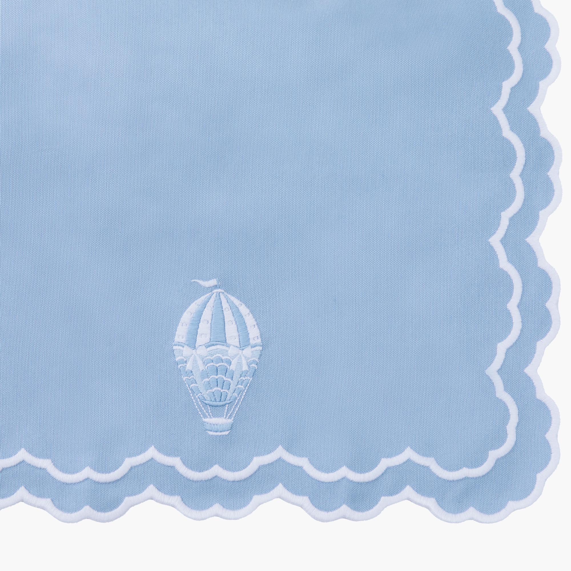 Nikki Hot Air Balloon Blue Napkins (Set of 4)