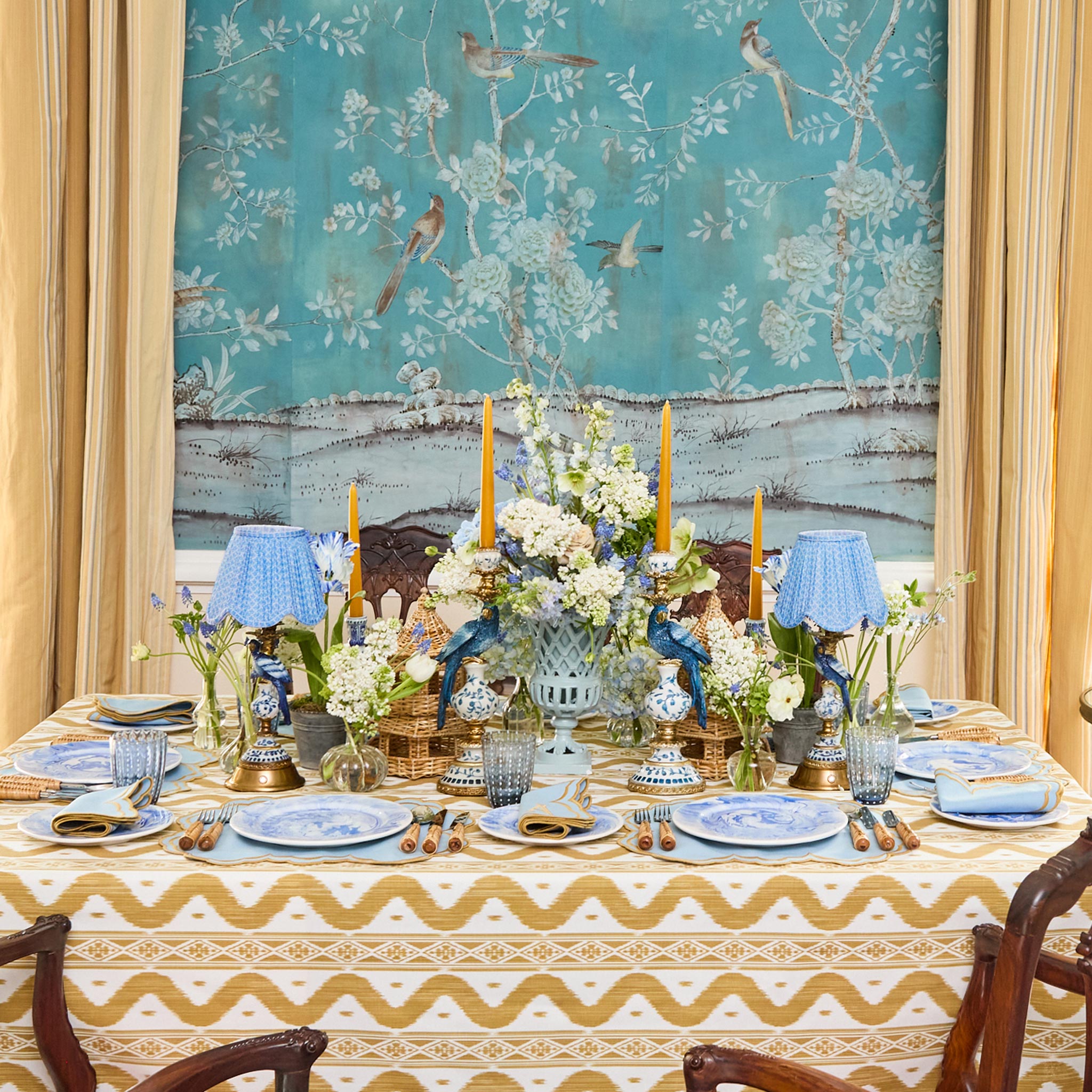 Blue Parrot Rechargeable Lamp