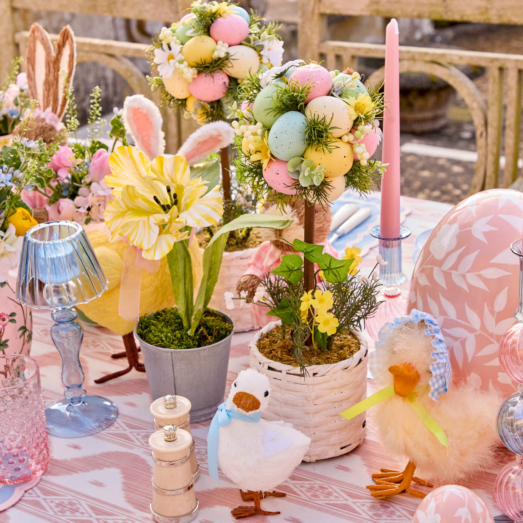 Potted Easter Egg Tree (Pair)