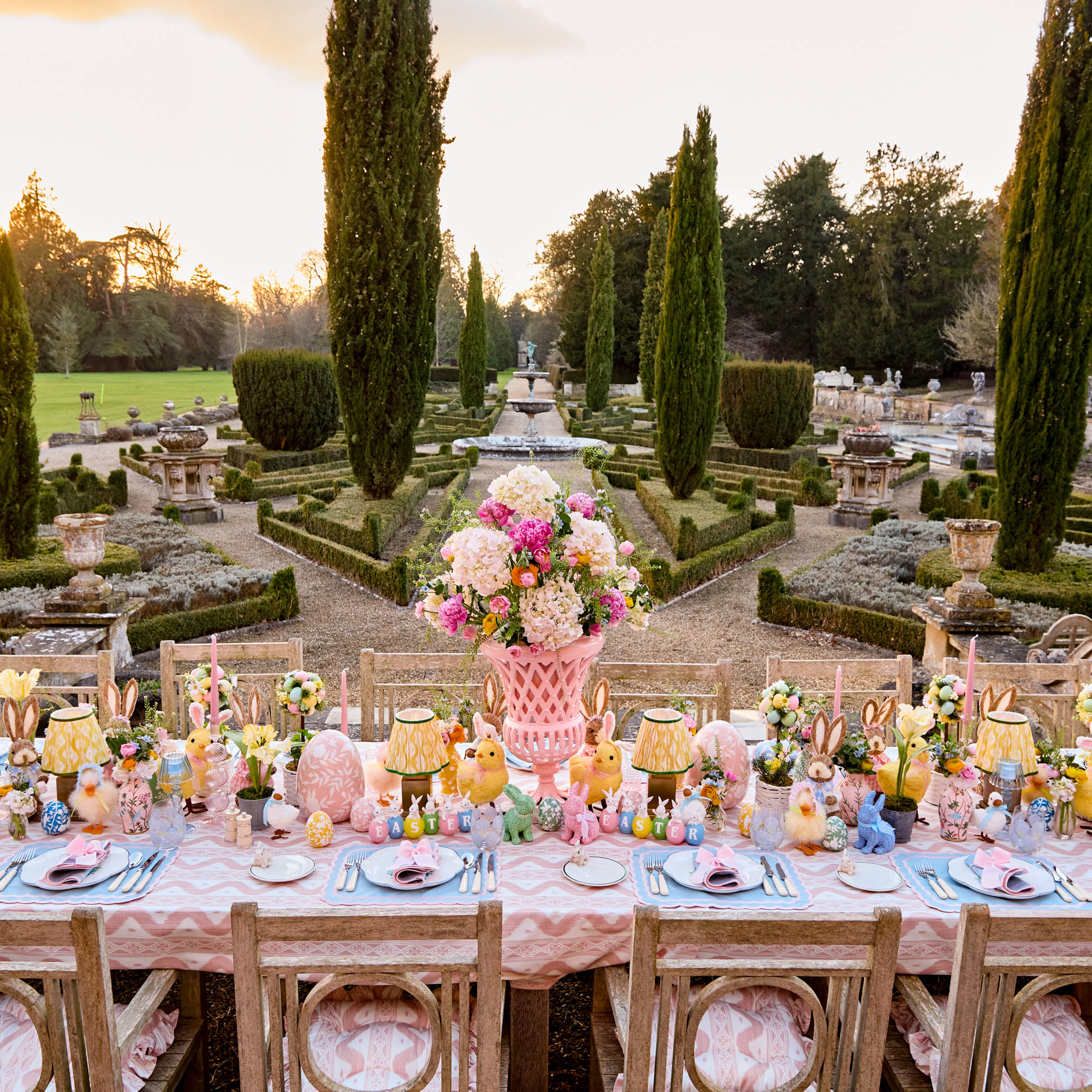 Blue Hydrangea Glasses (Set of 4)