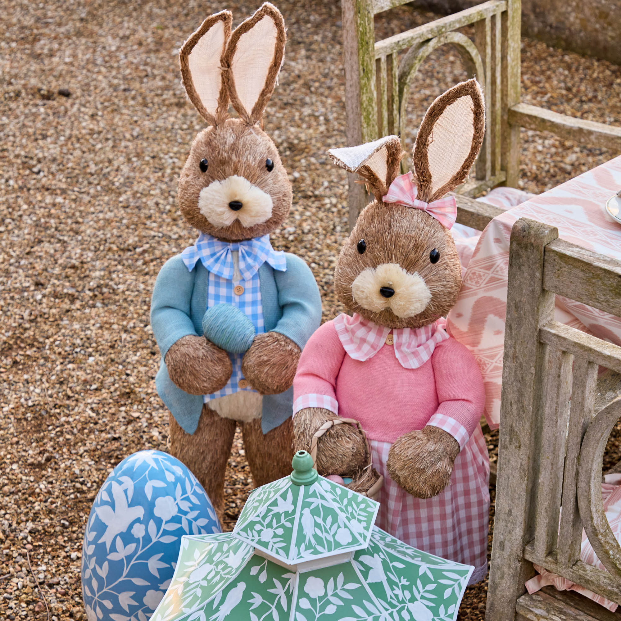 Large Green Rattan Chinoiserie Pagoda Lantern