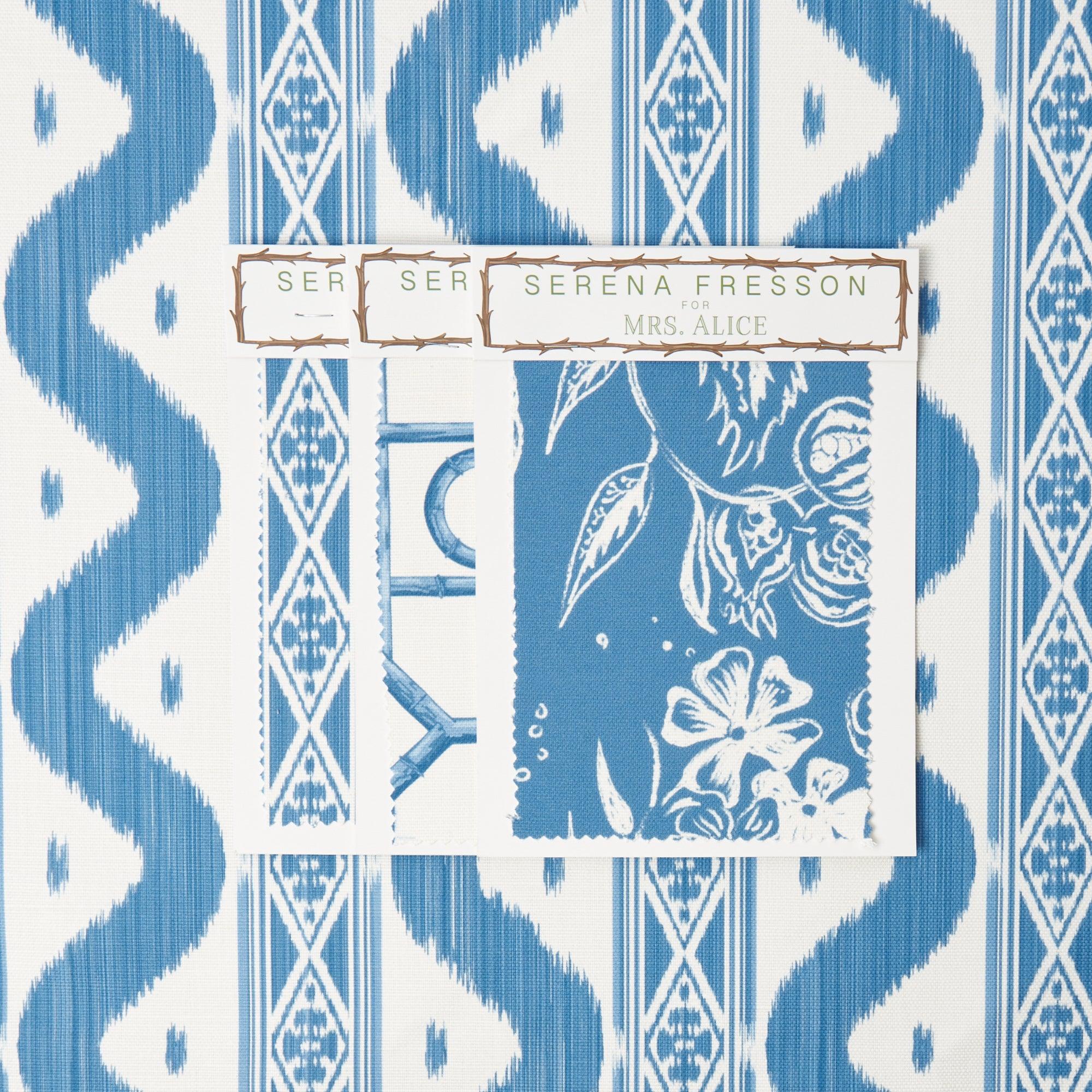 Ikat Stripe Fabric - Mrs. Alice