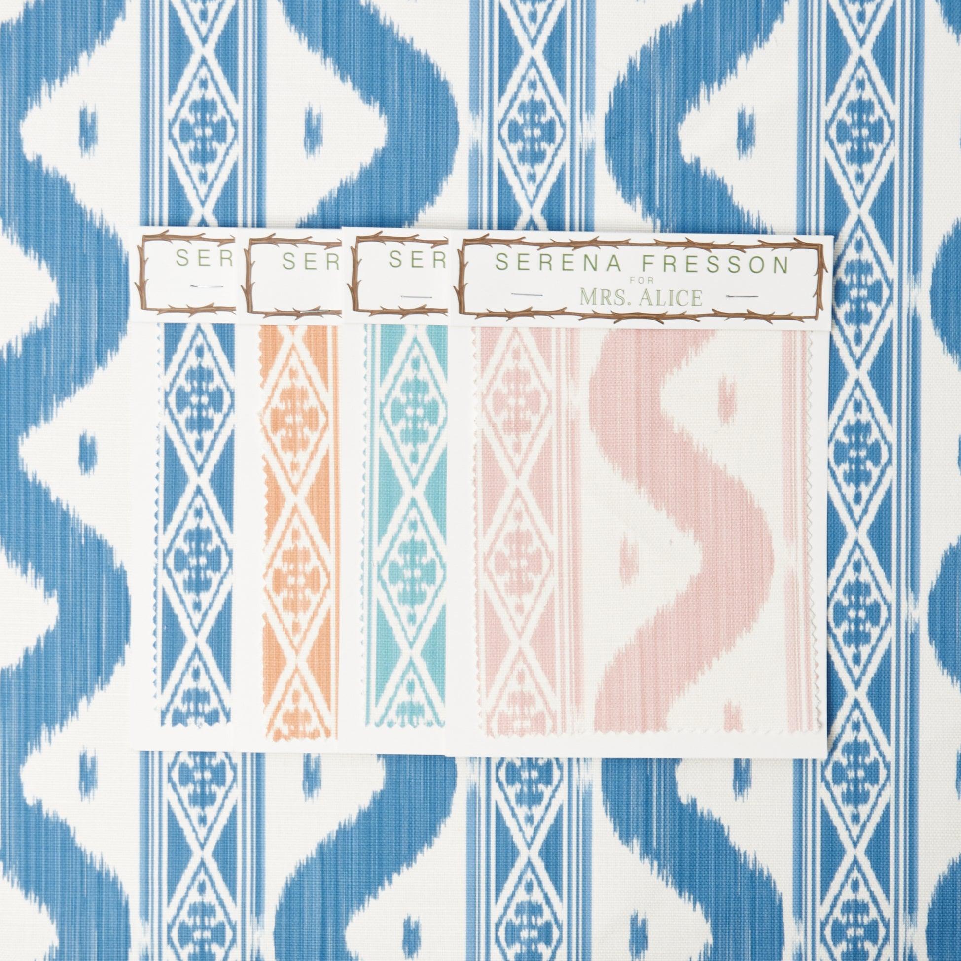 Ikat Stripe Fabric - Mrs. Alice