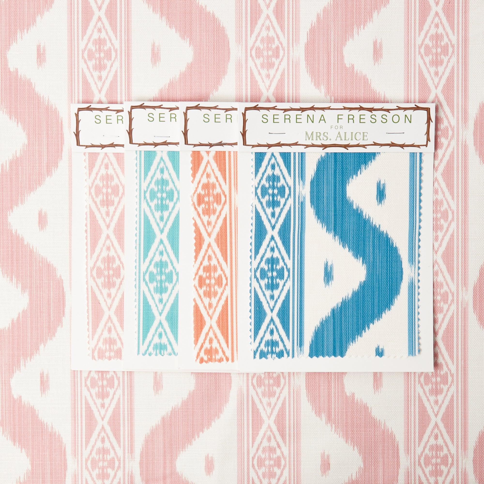 Ikat Stripe Fabric - Mrs. Alice
