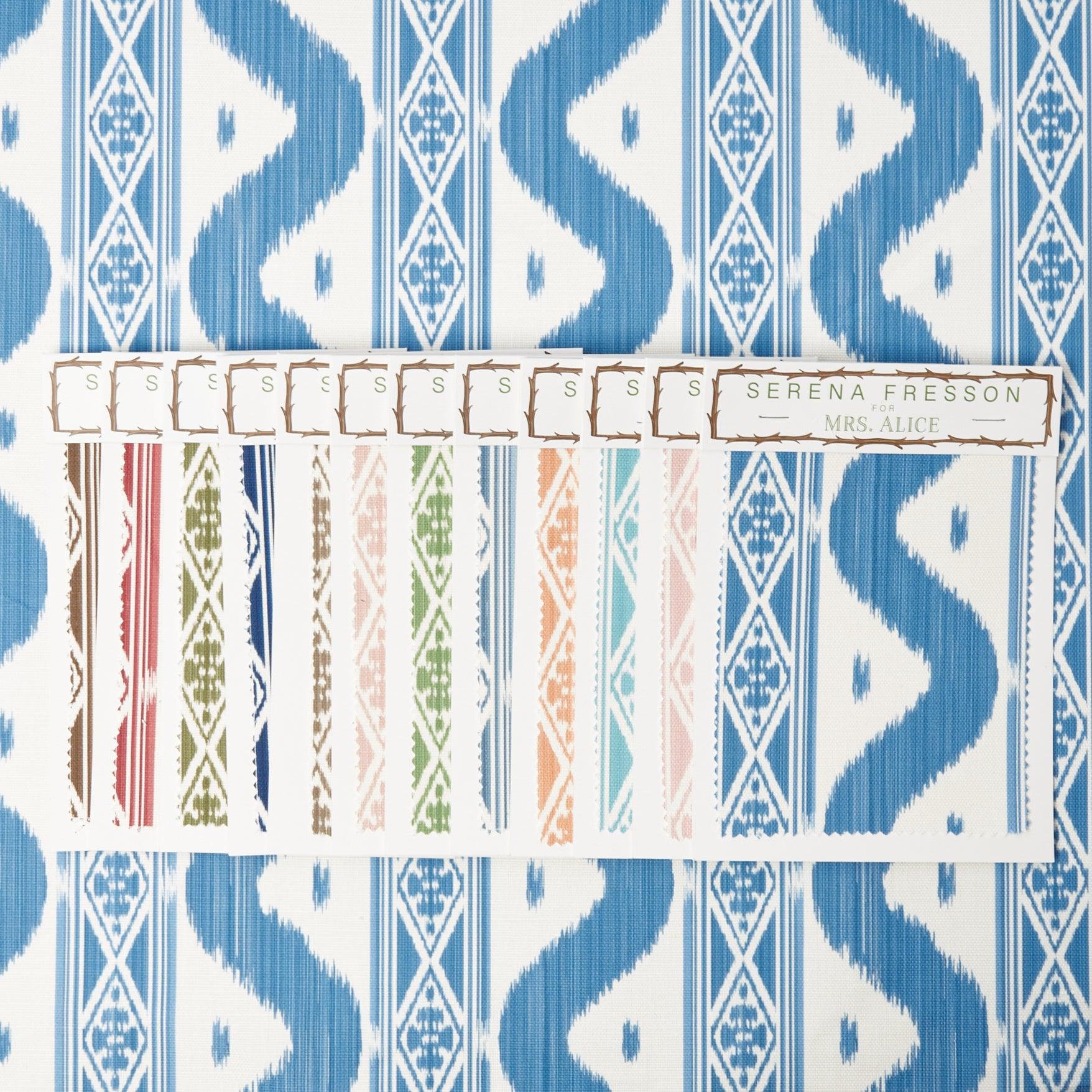 Ikat Stripe Fabric - Mrs. Alice