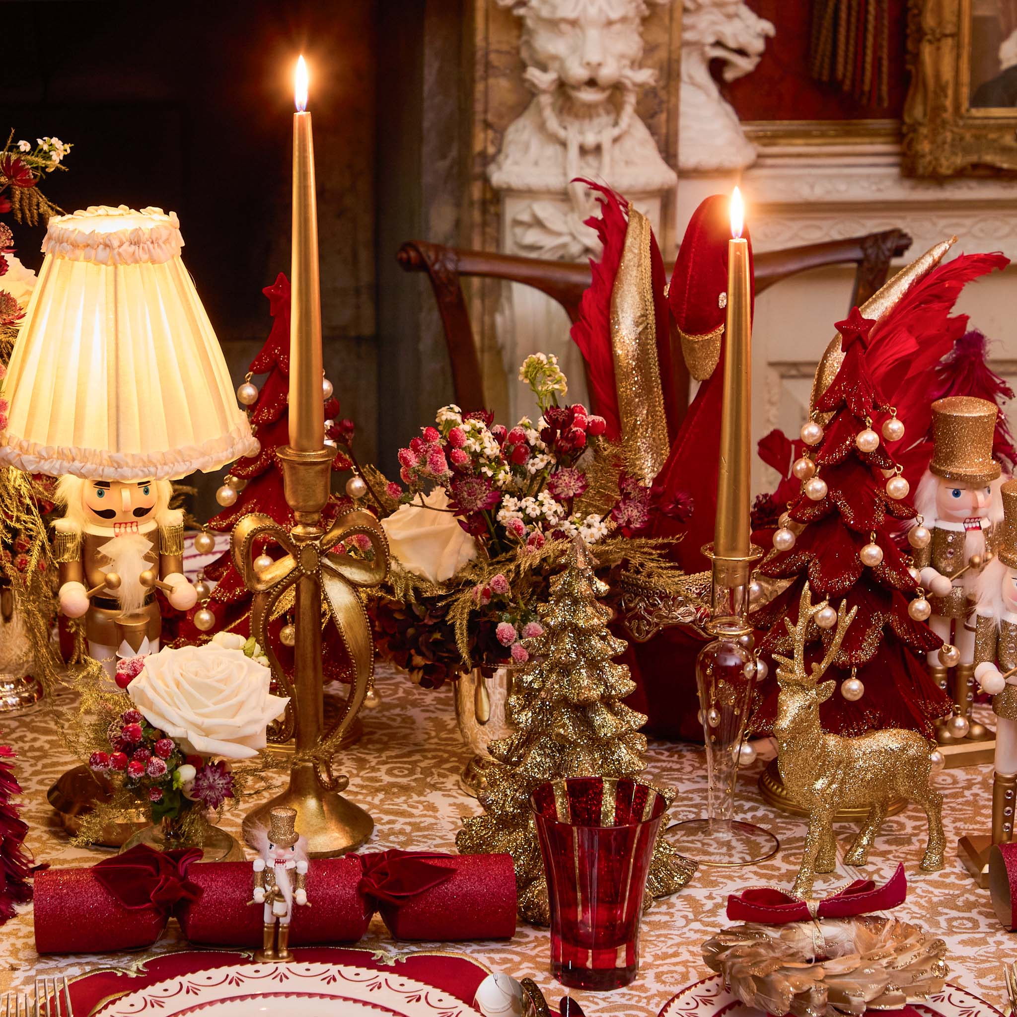 Deep Gold Candles (Set of 8)