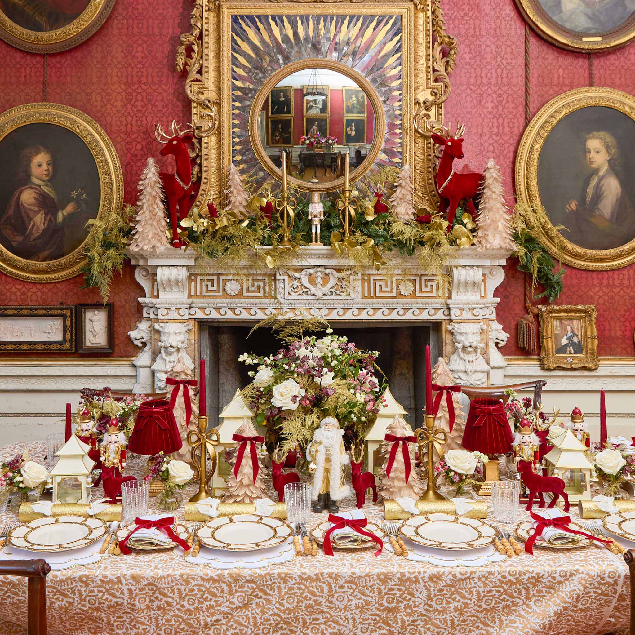 Gold Petal Bamboo Ceramic Dinner Plate