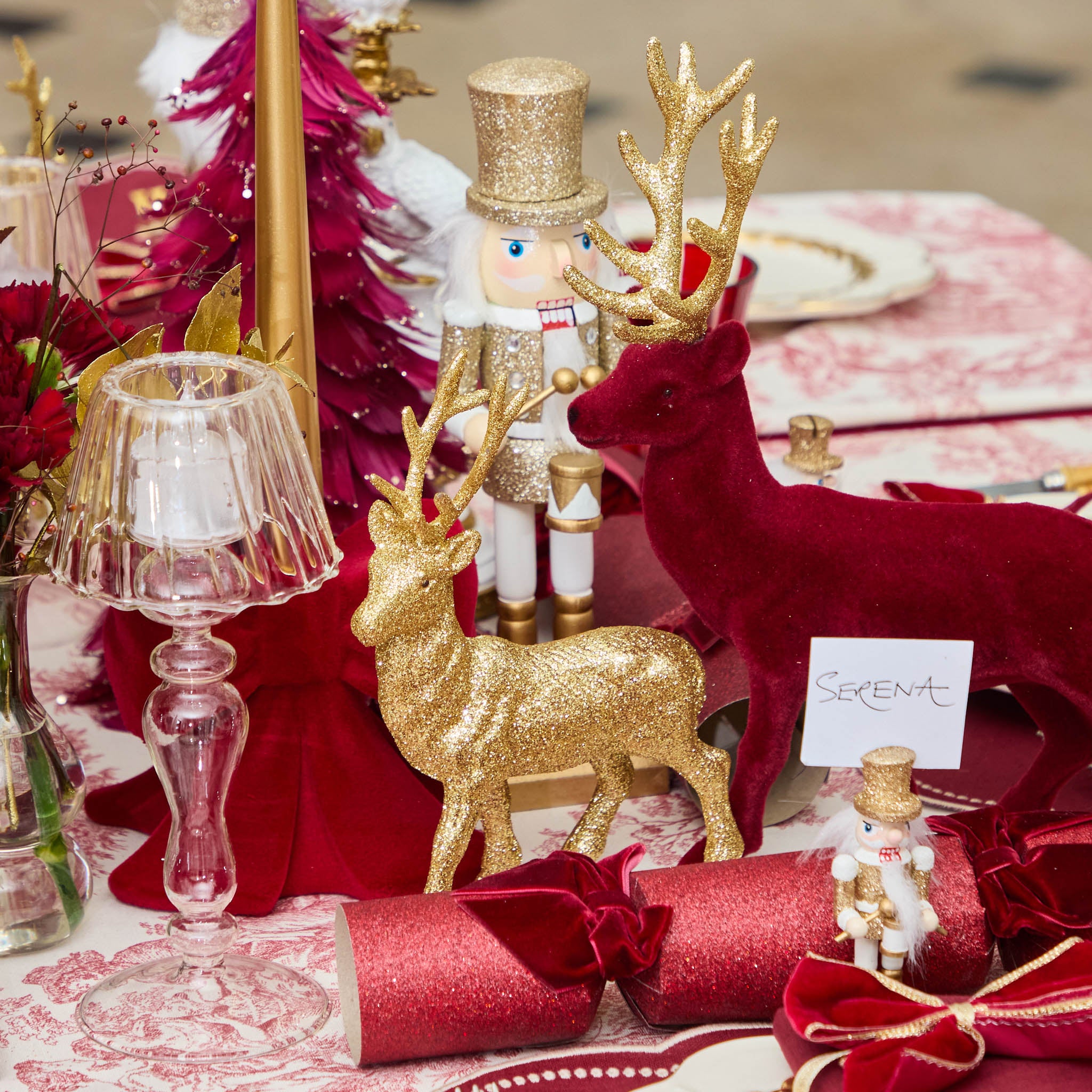 Glass Lantern Tea Light Holder Set