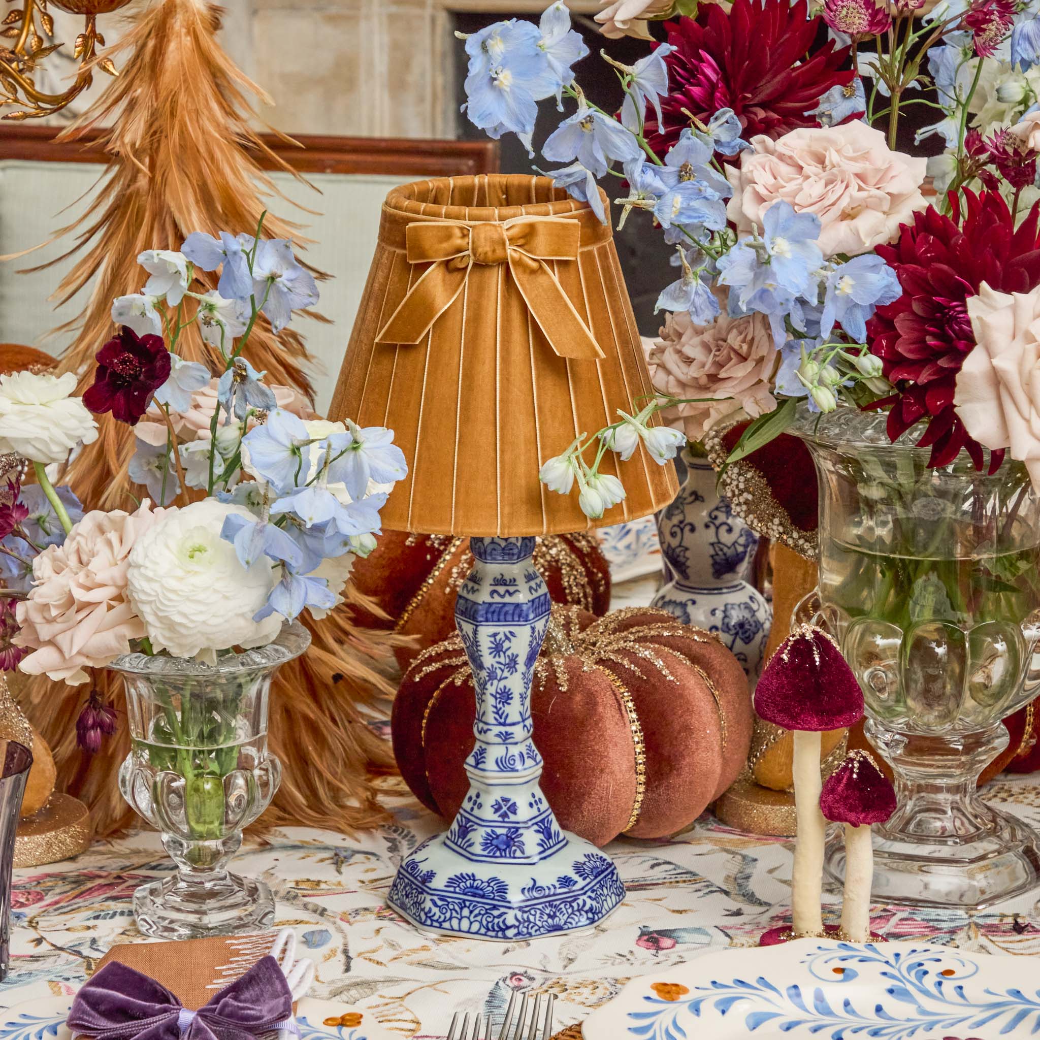 Serena Chinoiserie Rechargeable Lamp