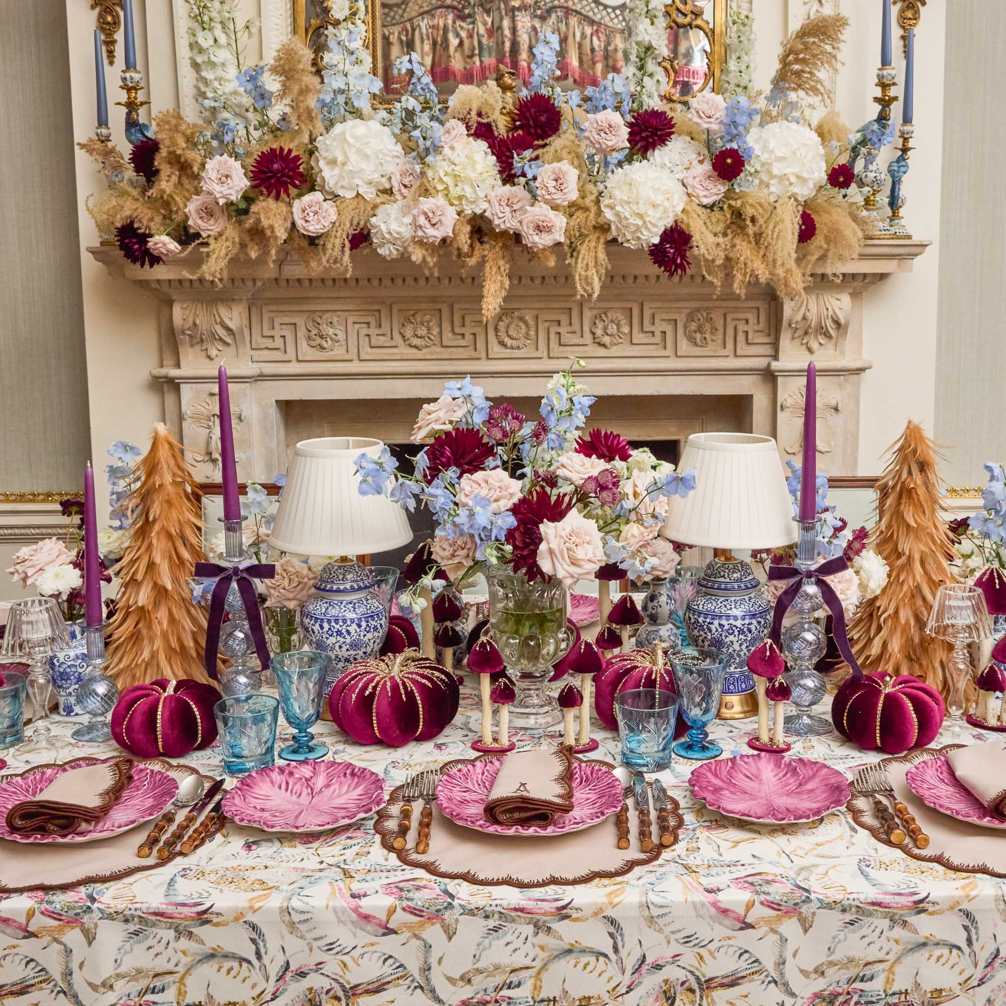 Aubergine Serena Cabbage Starter Plate