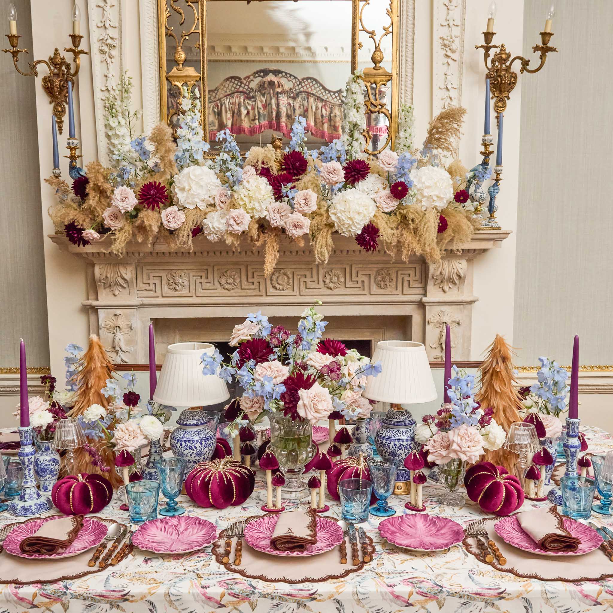 Isabella Taupe & Chocolate Placemats (Set of 4)