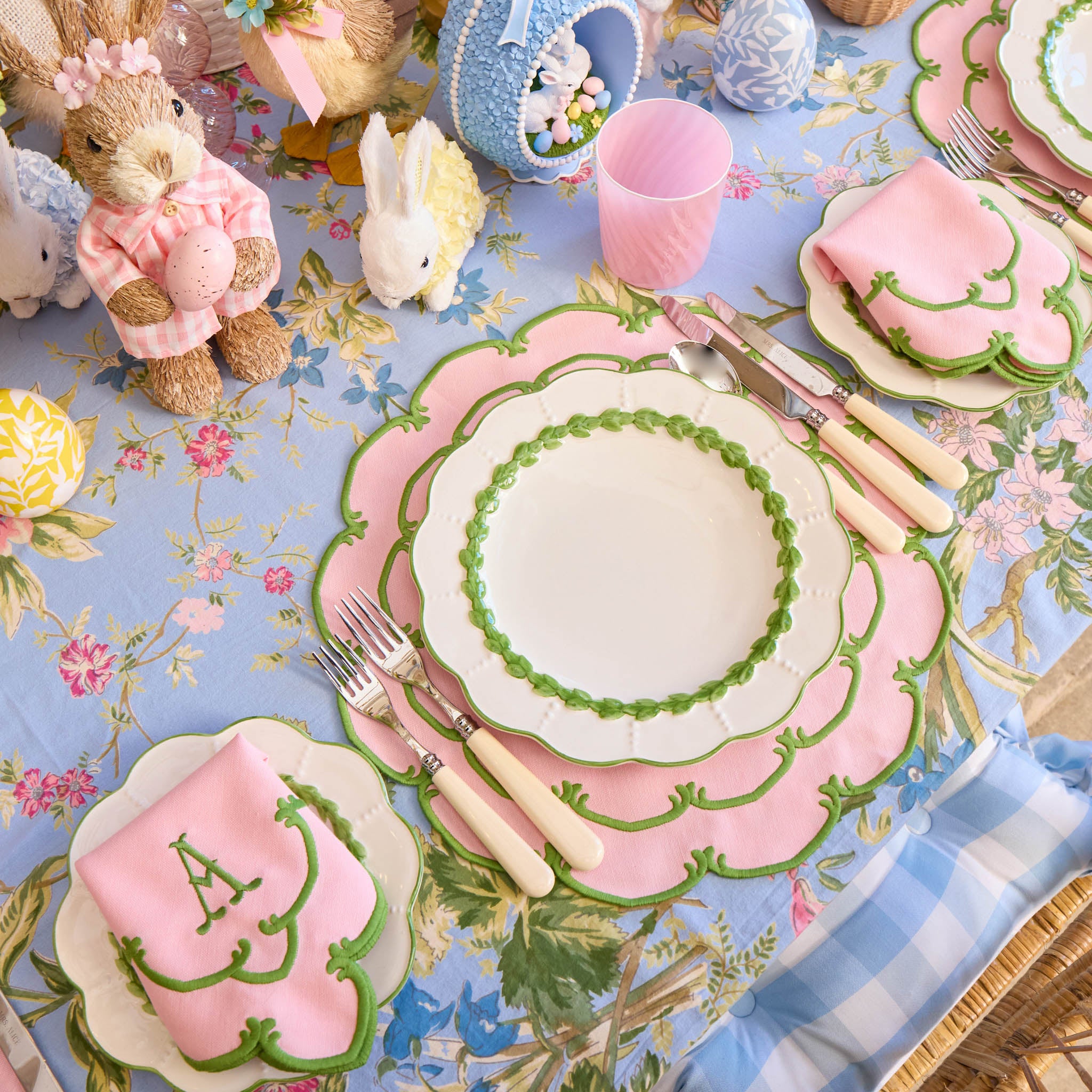 Green Laurel Dinner Plate