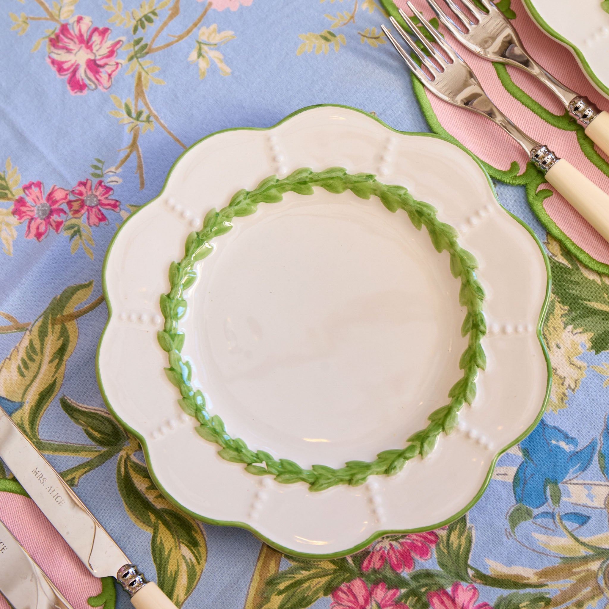 Green Laurel Starter Plate