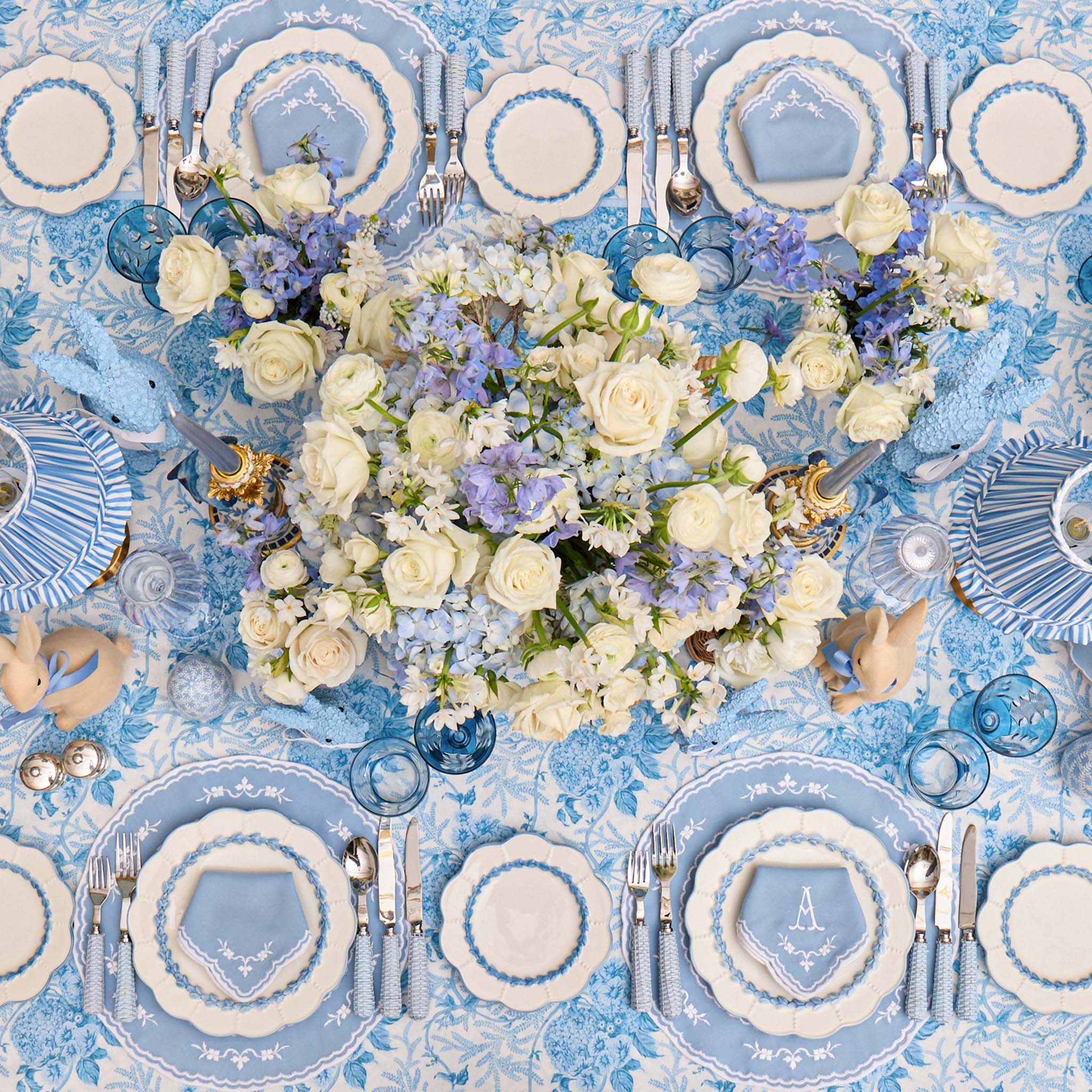 Sienna Blue Placemats & Napkins (Set of 4)