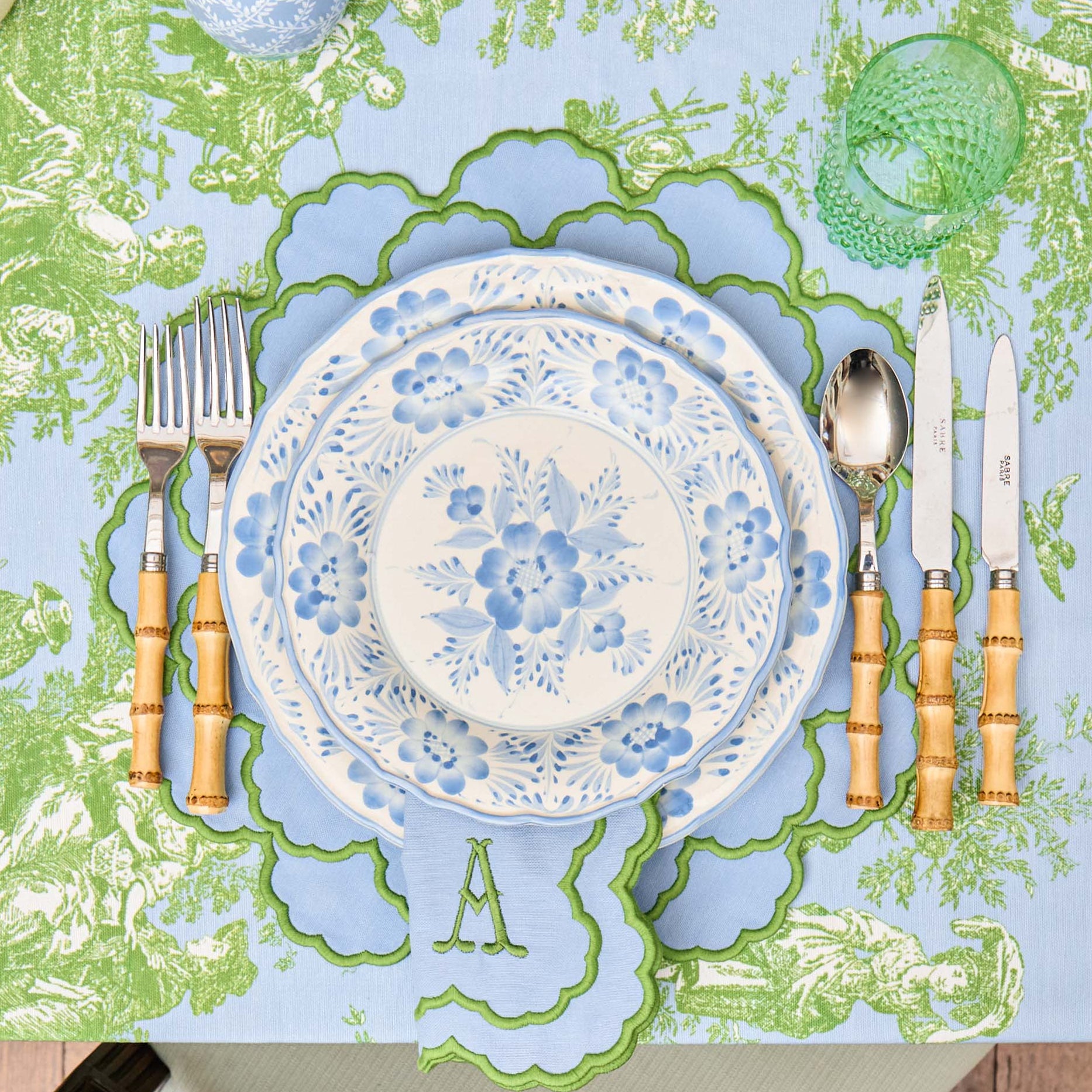 Blue Pandora Dinner Plate