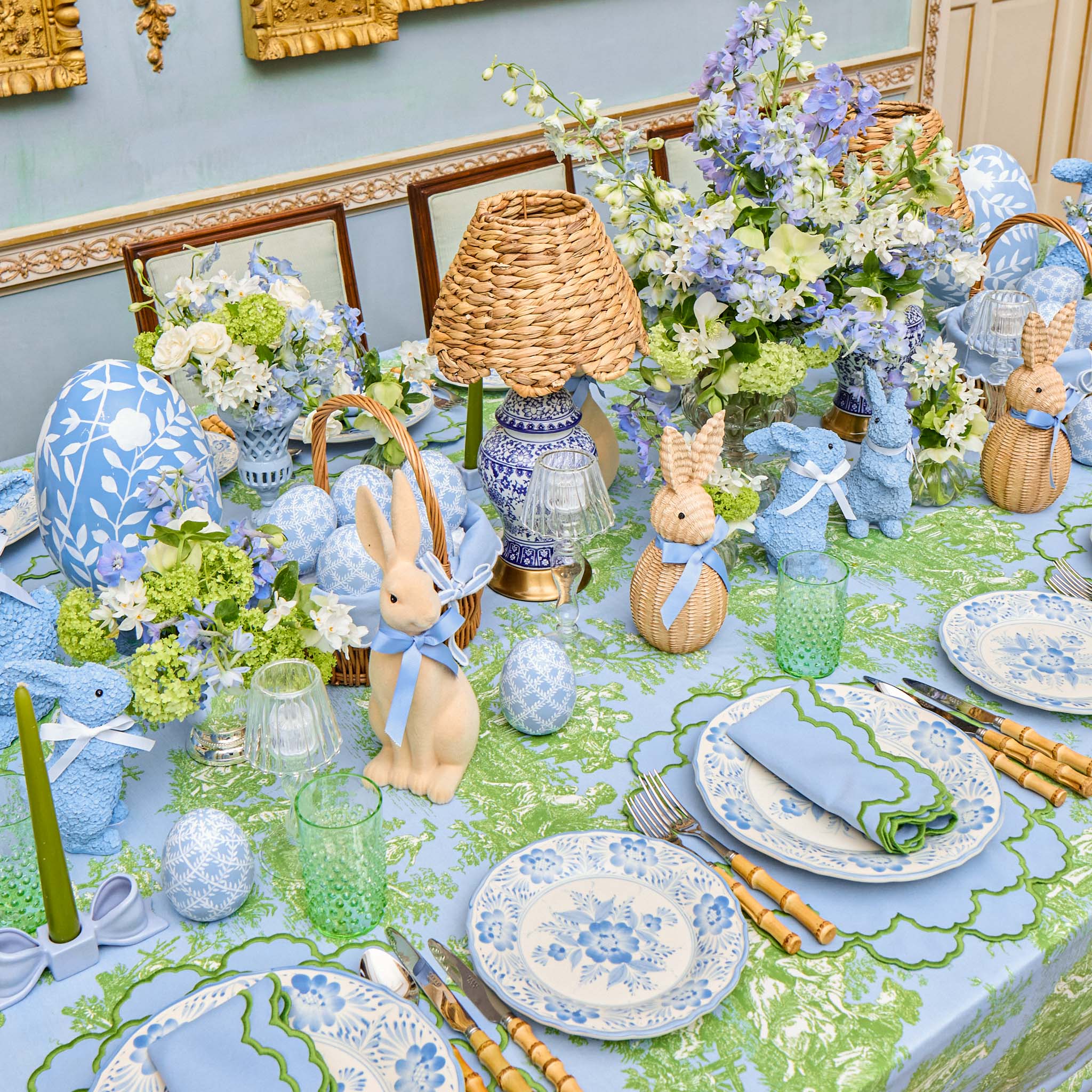 Blue Pandora Dinner Plate