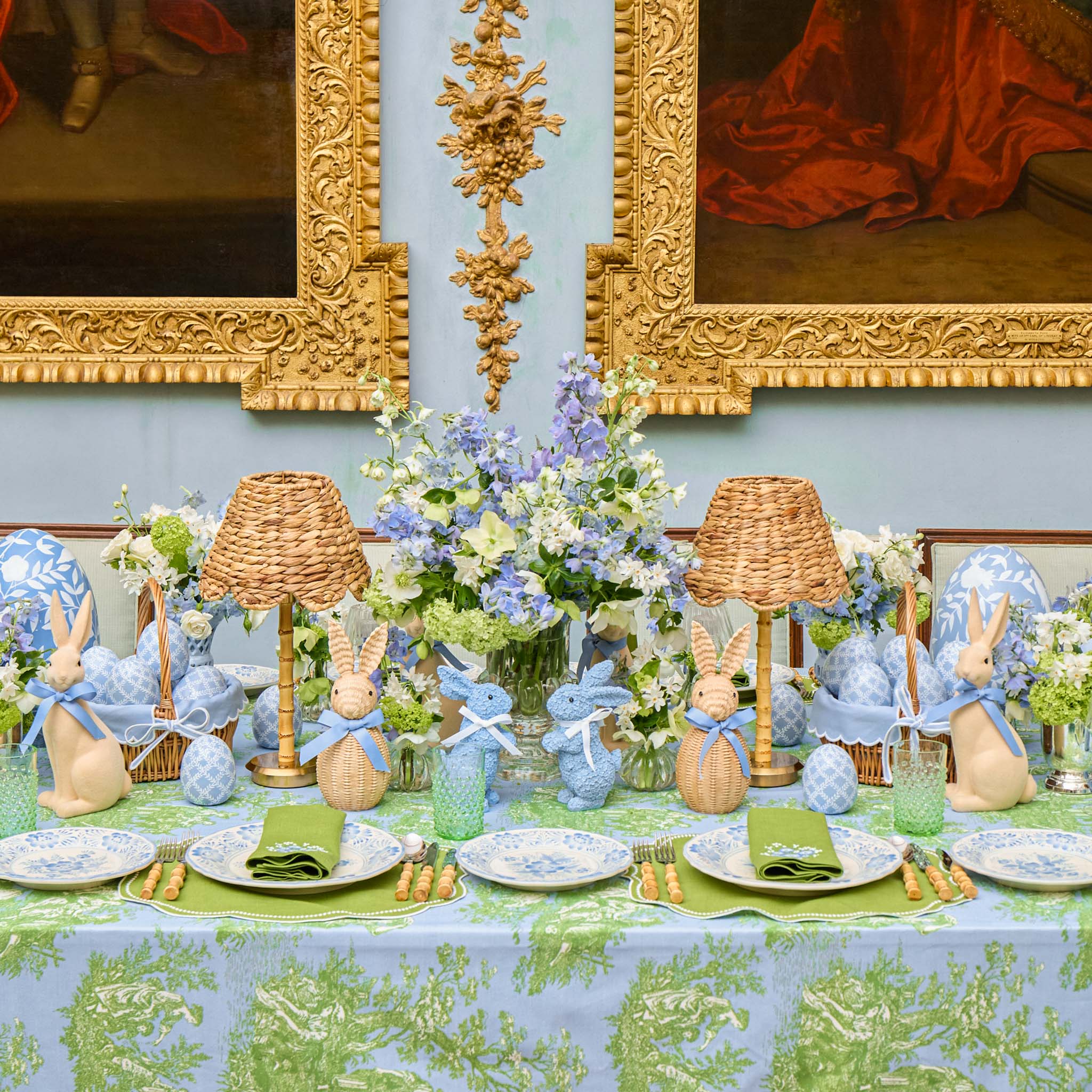 Emerald Hobnail Glasses & Jug Set