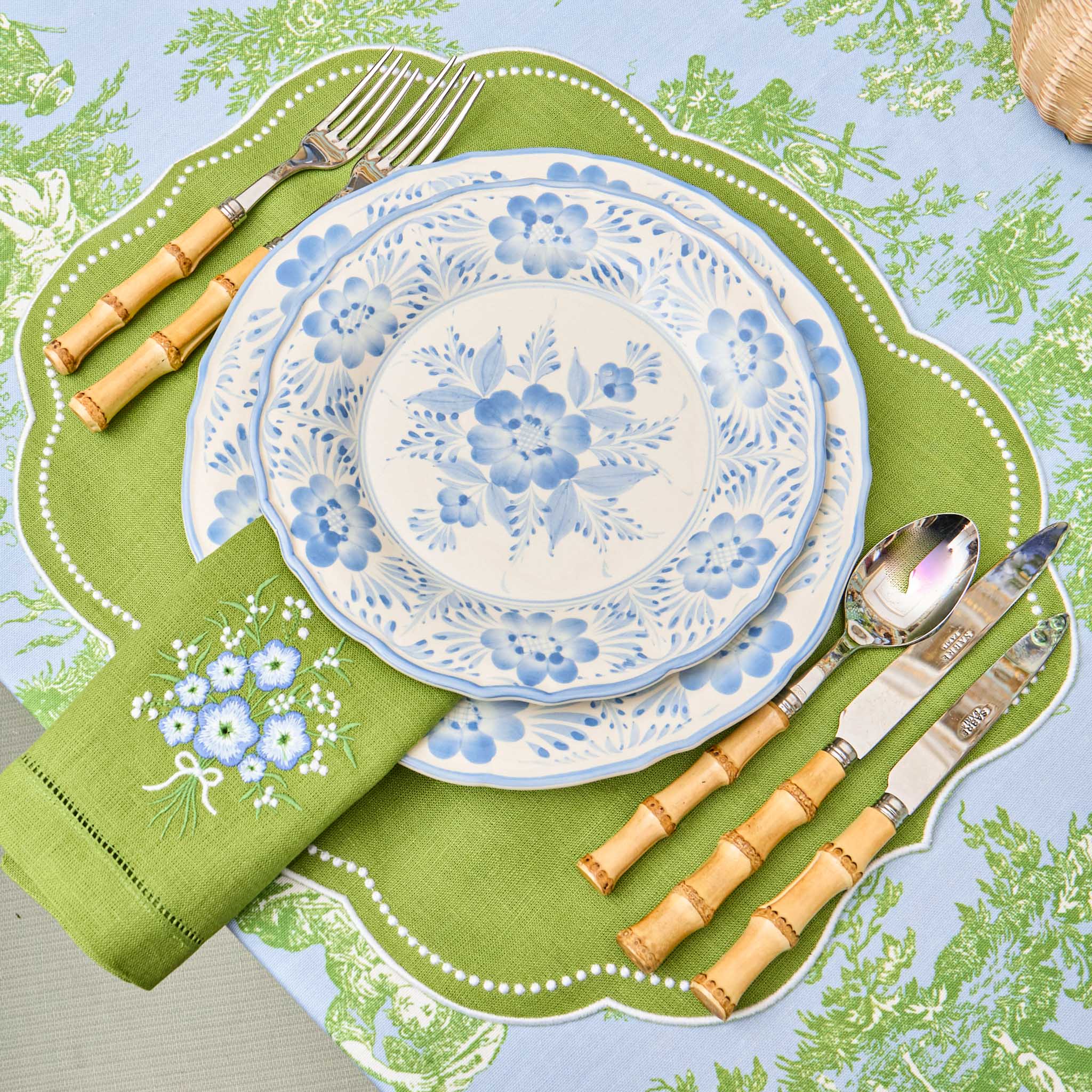 Blue Pandora Dinner Plate