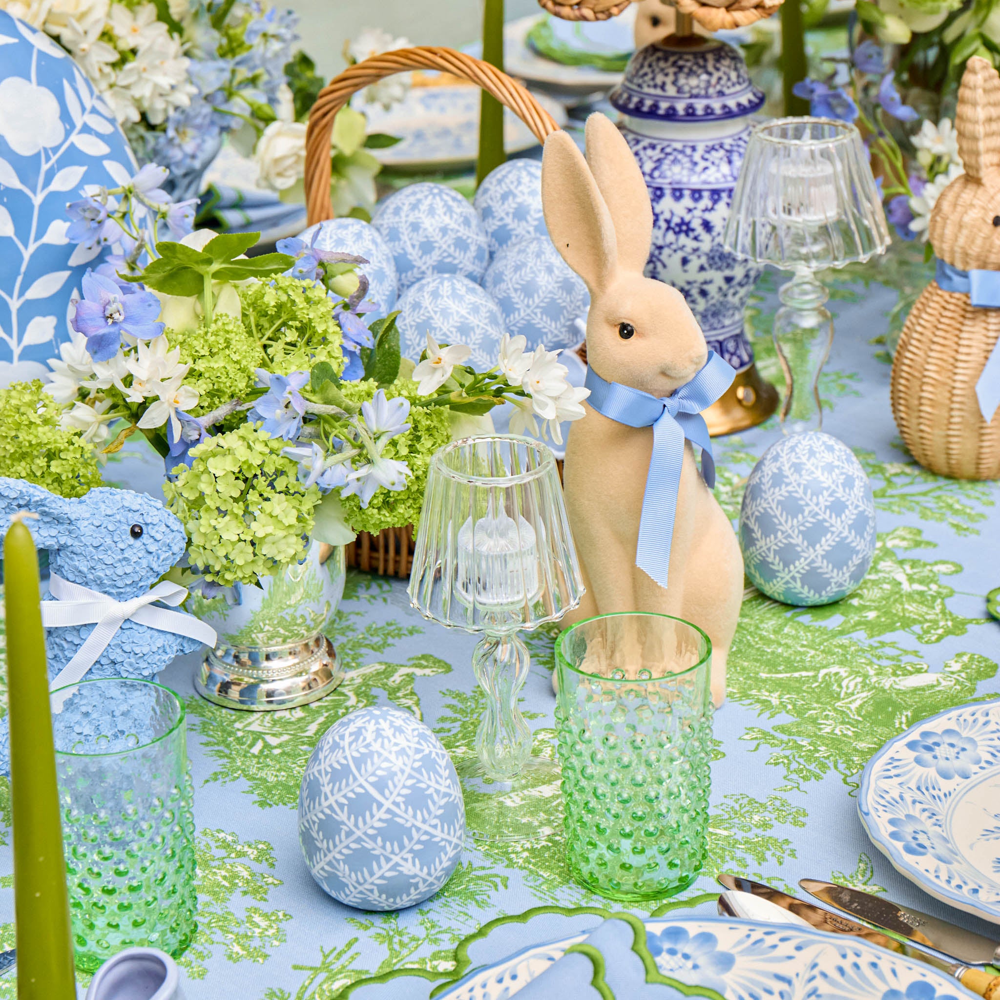 Glass Lantern Tea Light Holder (Pair) - 24cm