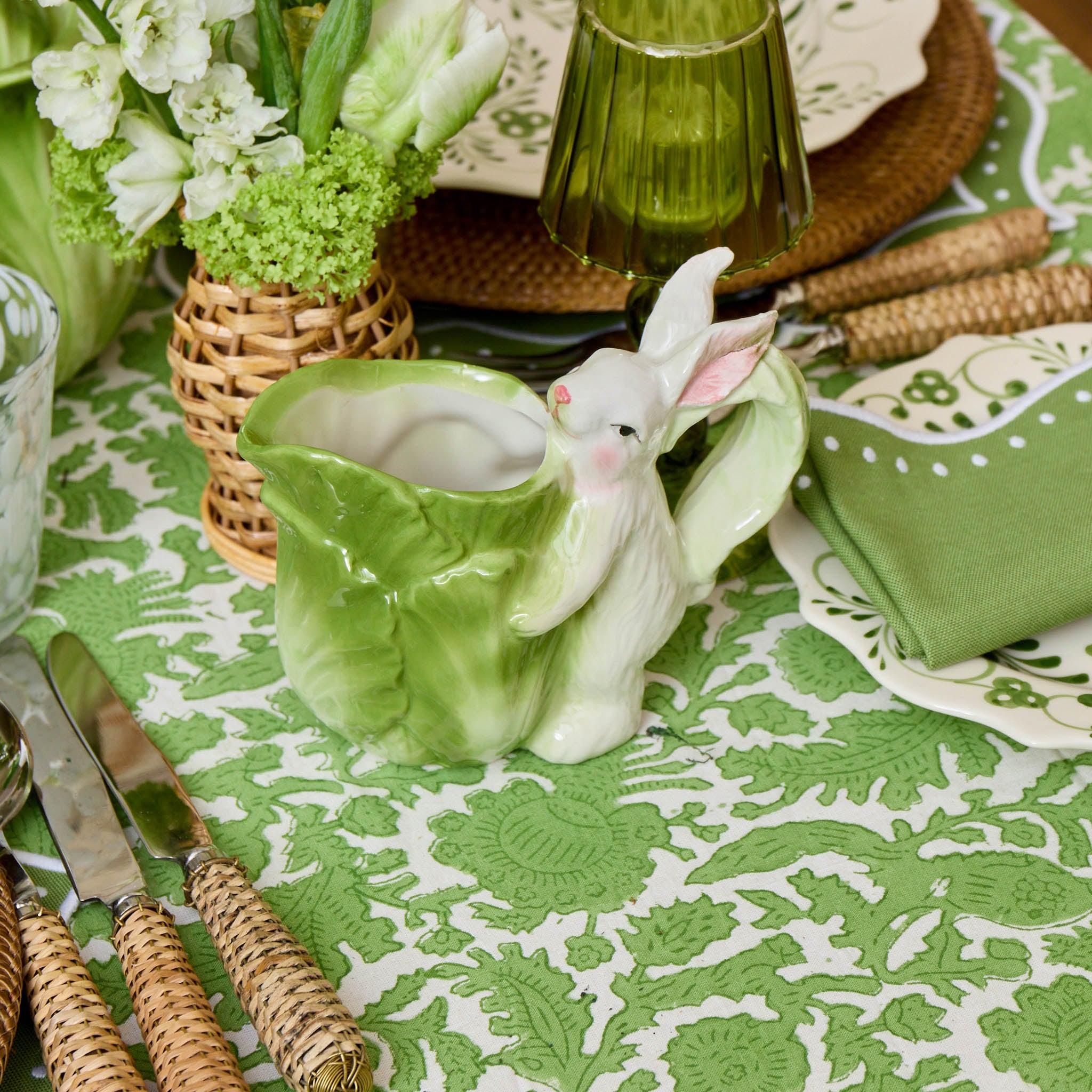 Cabbage Bunny Milk Jug