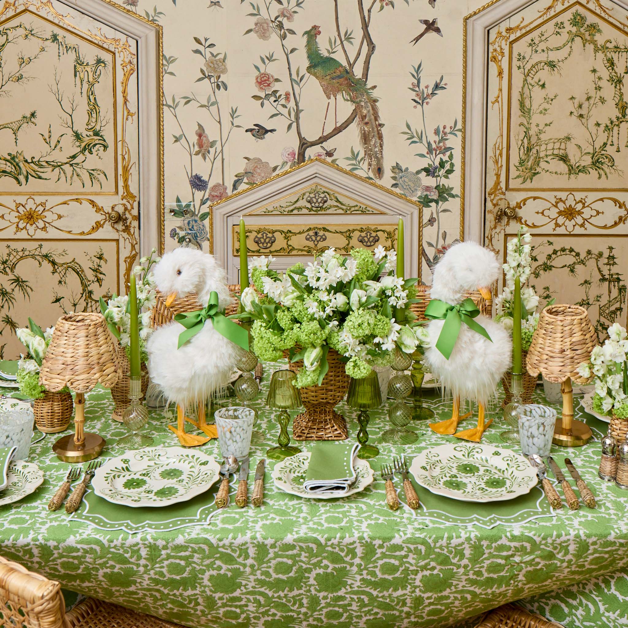 Celestria Green Napkins (Set of 4)