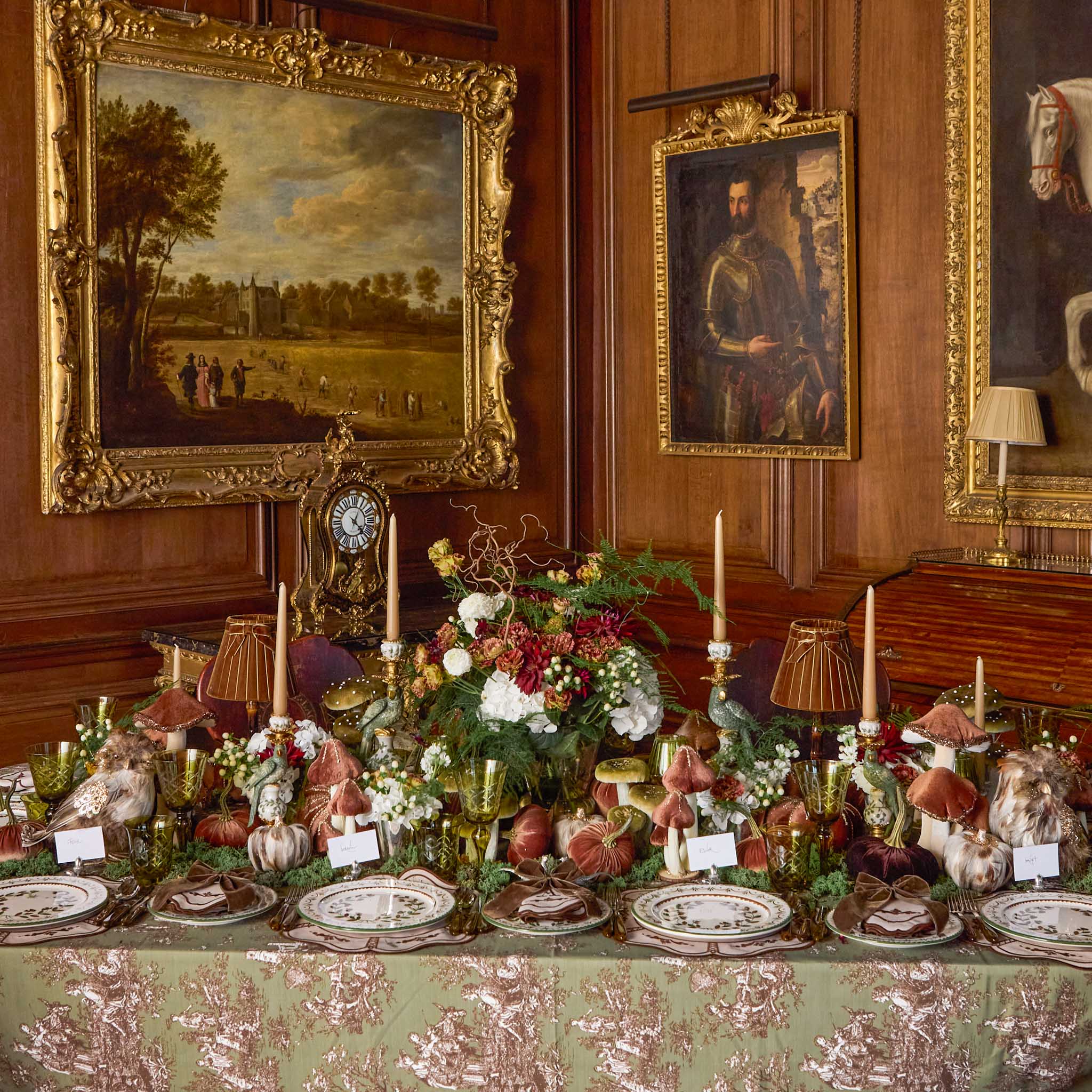 Chocolate Brown Napkin Bows (Set of 4)