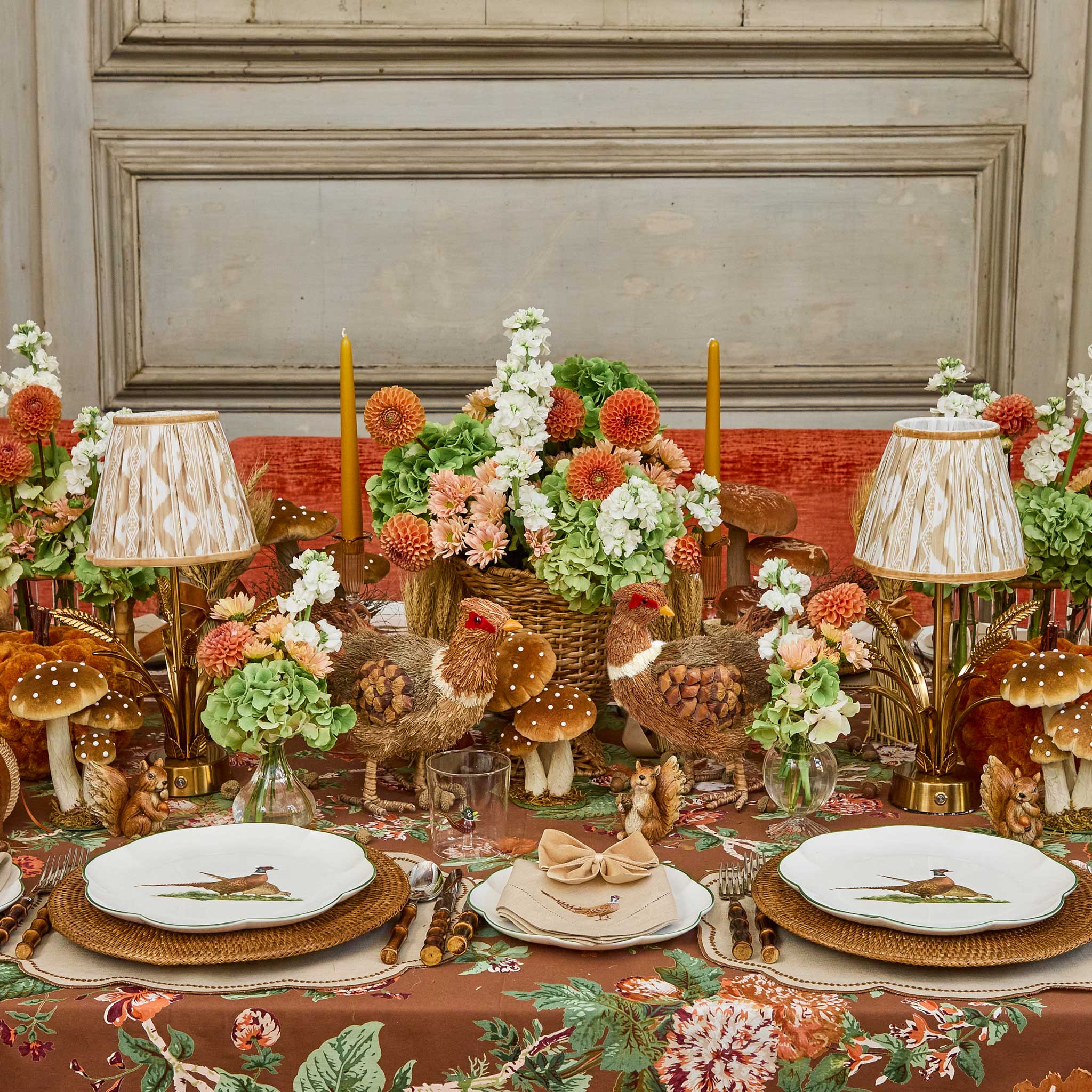 Oat Velvet Napkin Bows (Set of 4)