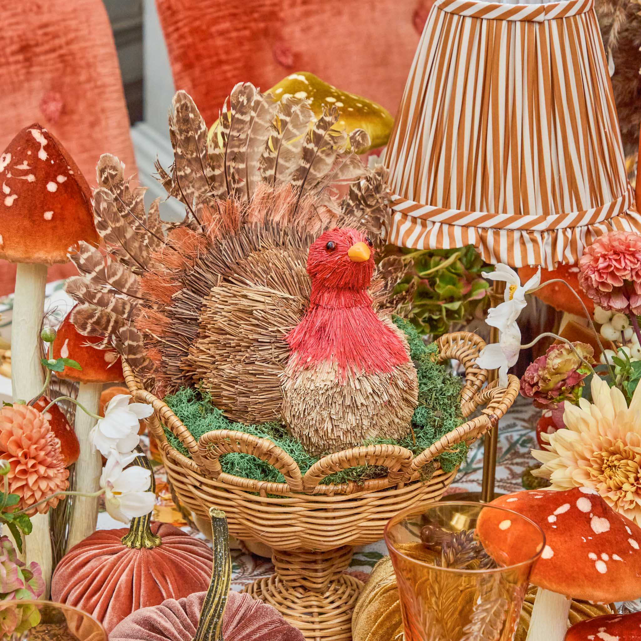 Small Elena Rattan Bowl