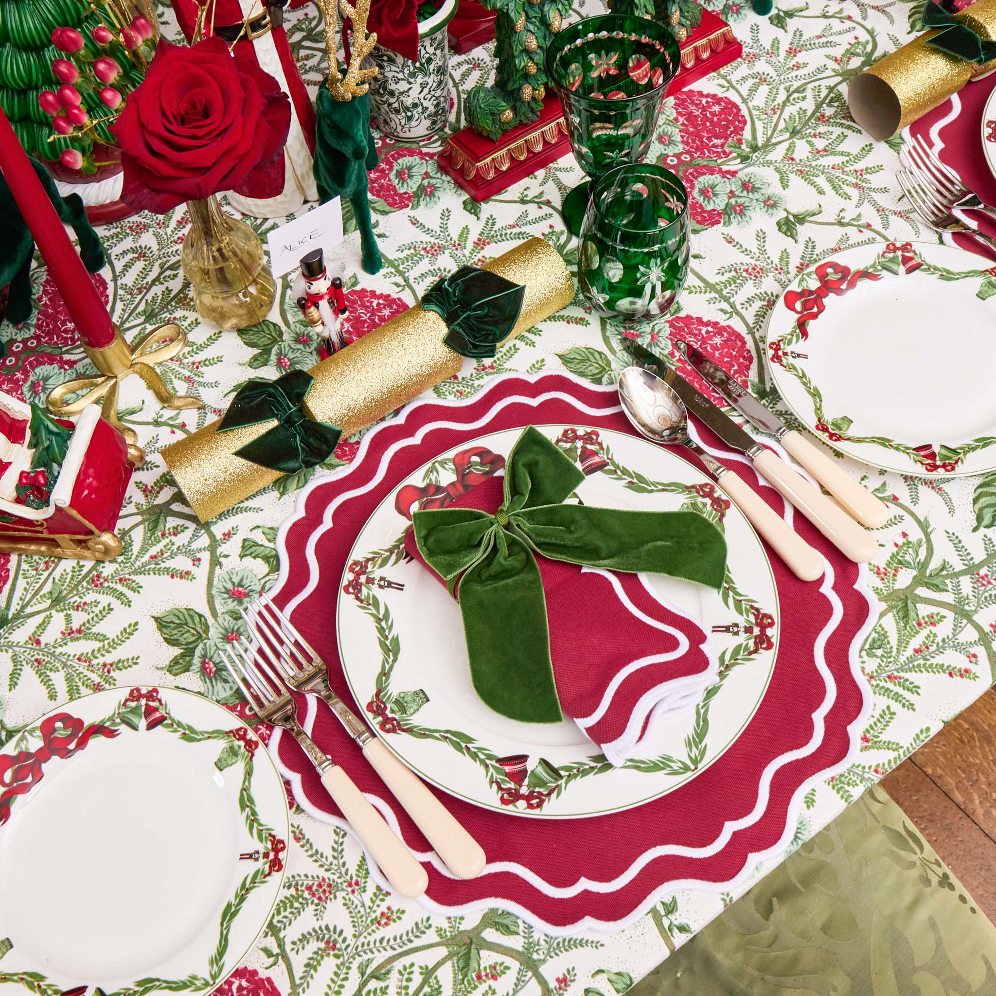 Emerald Anita Engraved Water Glass (Set of 4)