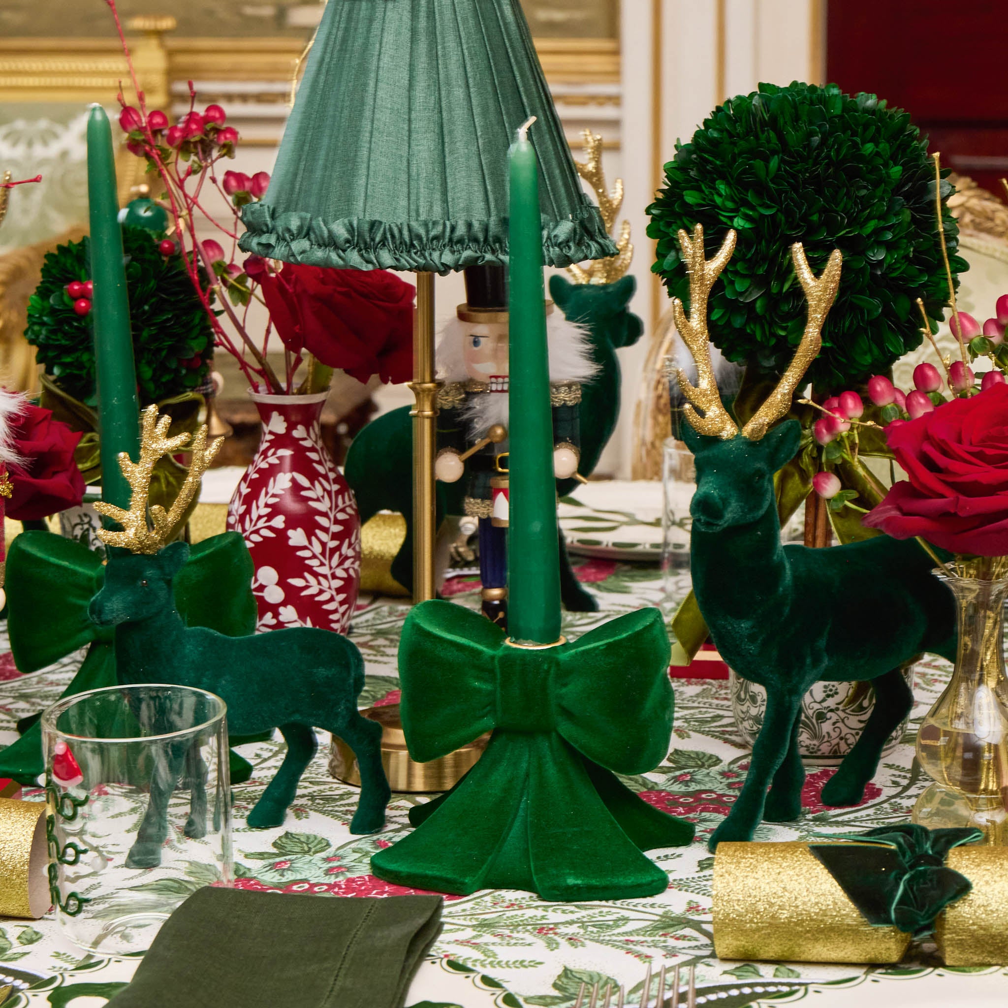 Forest Green Candles (Set of 8)