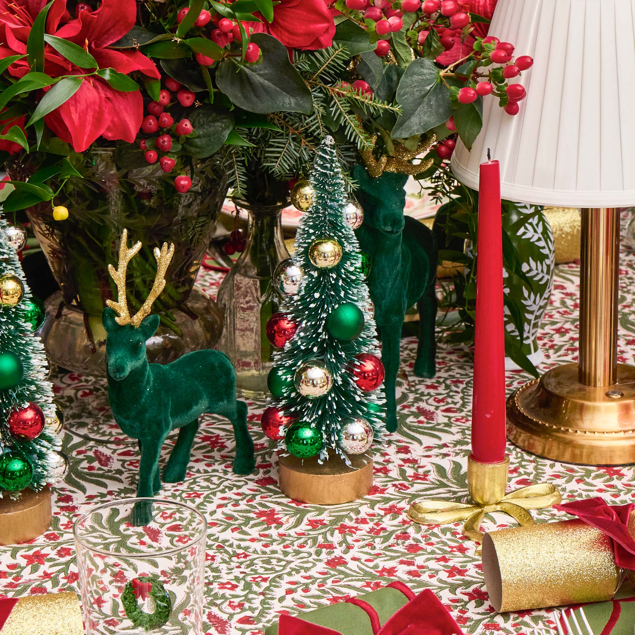 Frosted Christmas Bauble Tree (Set of 3)