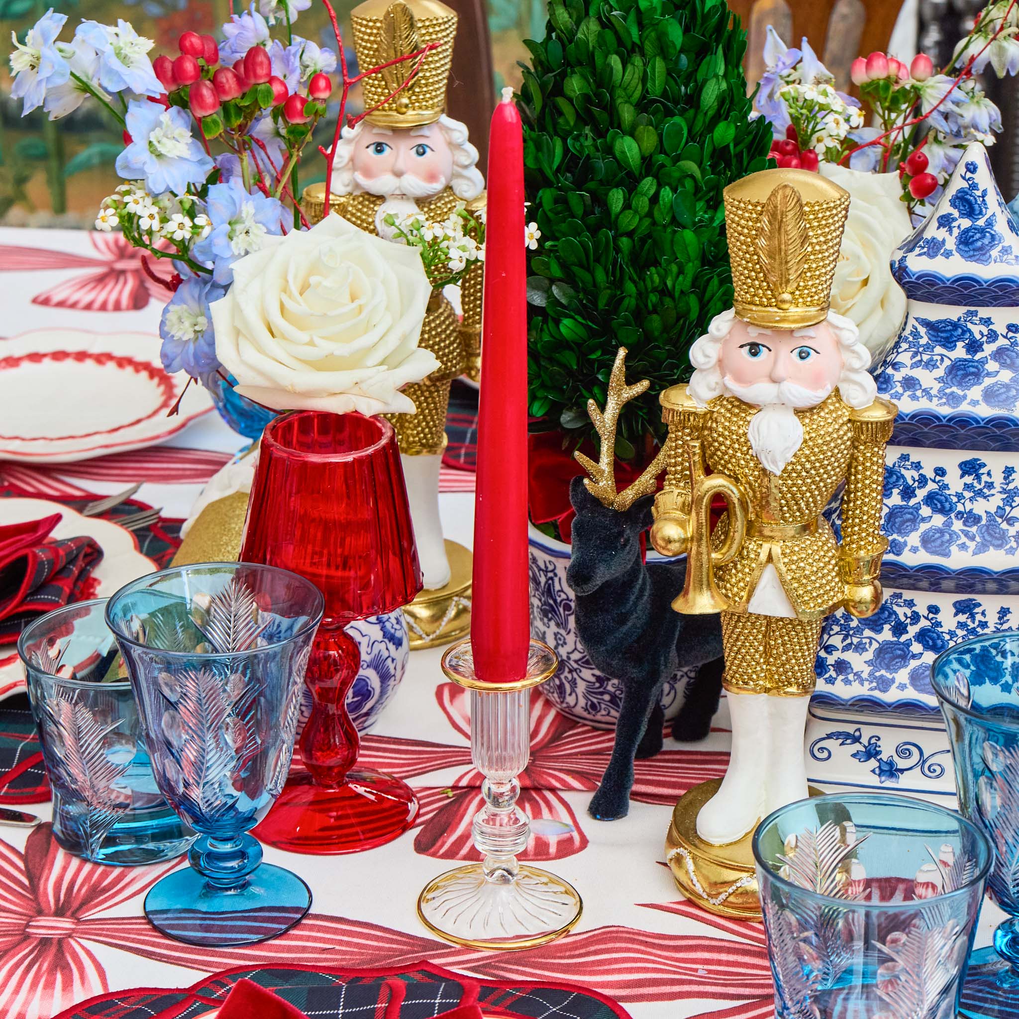 Berry Red Candles (Set of 8)