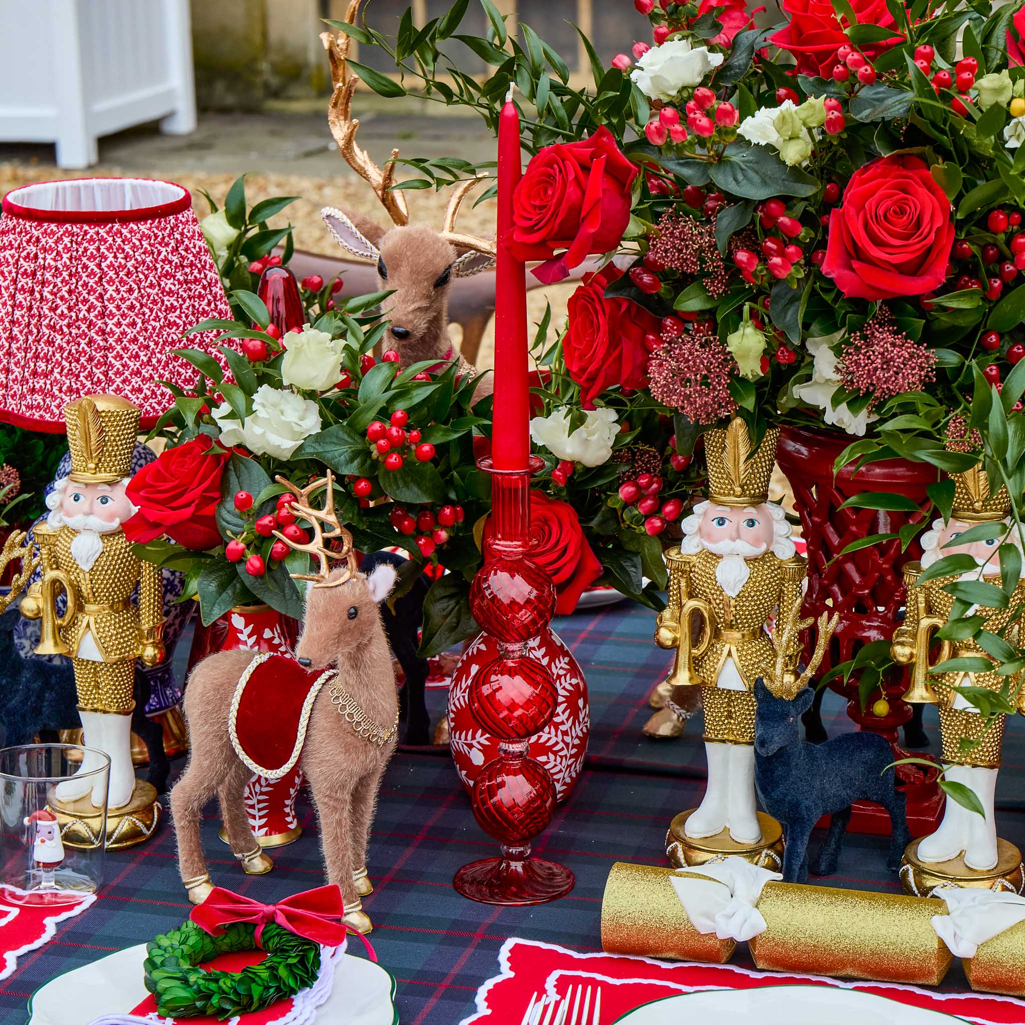 Berry Red Candles (Set of 8)