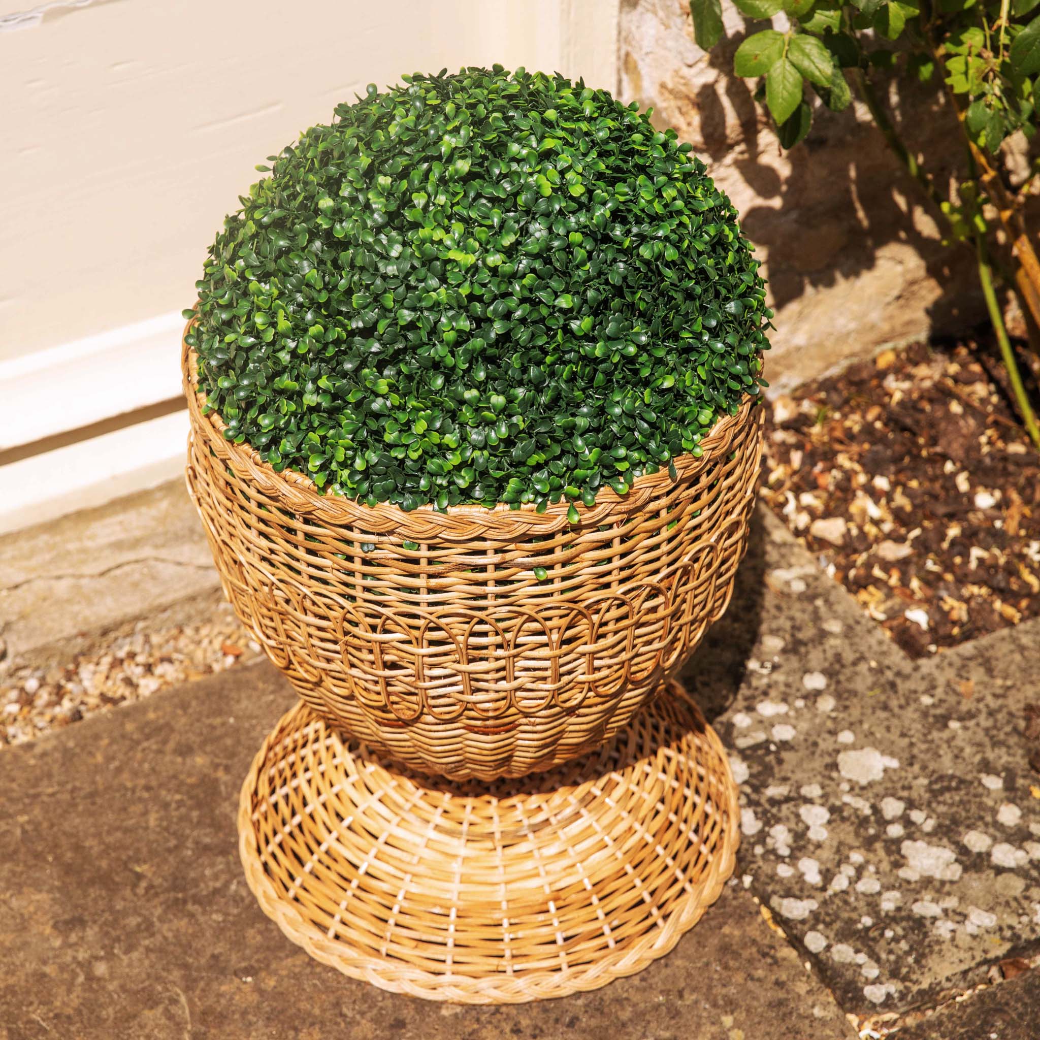 Rattan Braided Planter