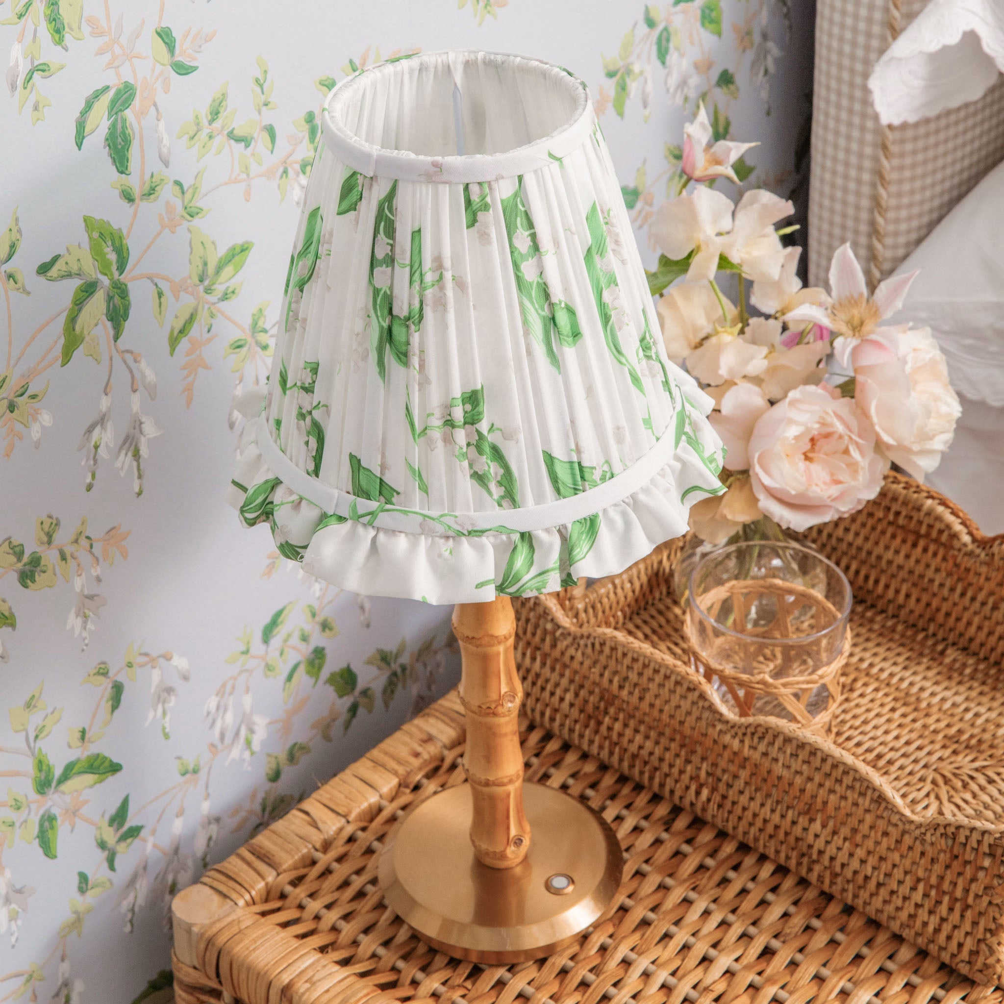 Lily of the Valley Ruffle Lampshade (18cm)