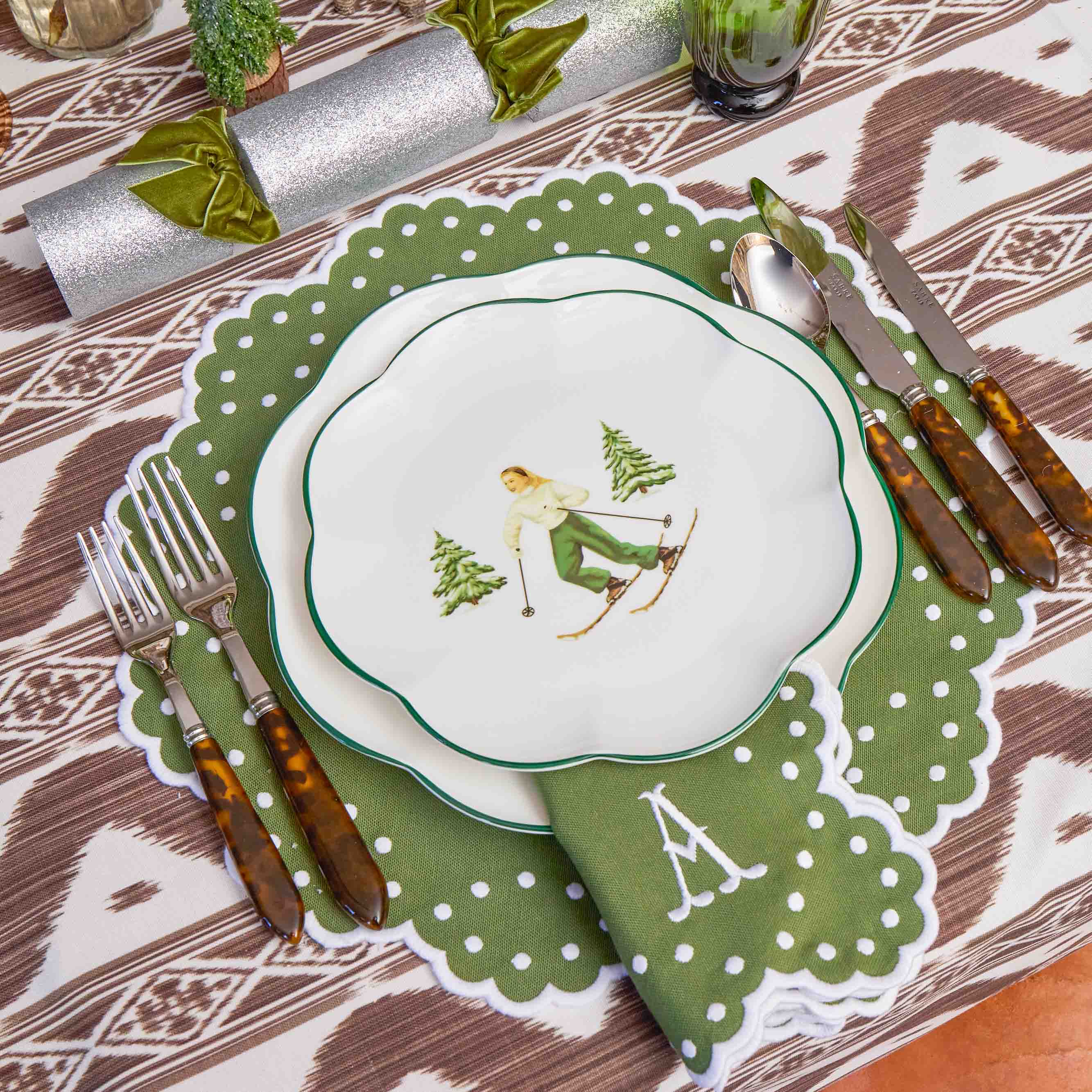 Esmerelda Green Napkins (Set of 4)