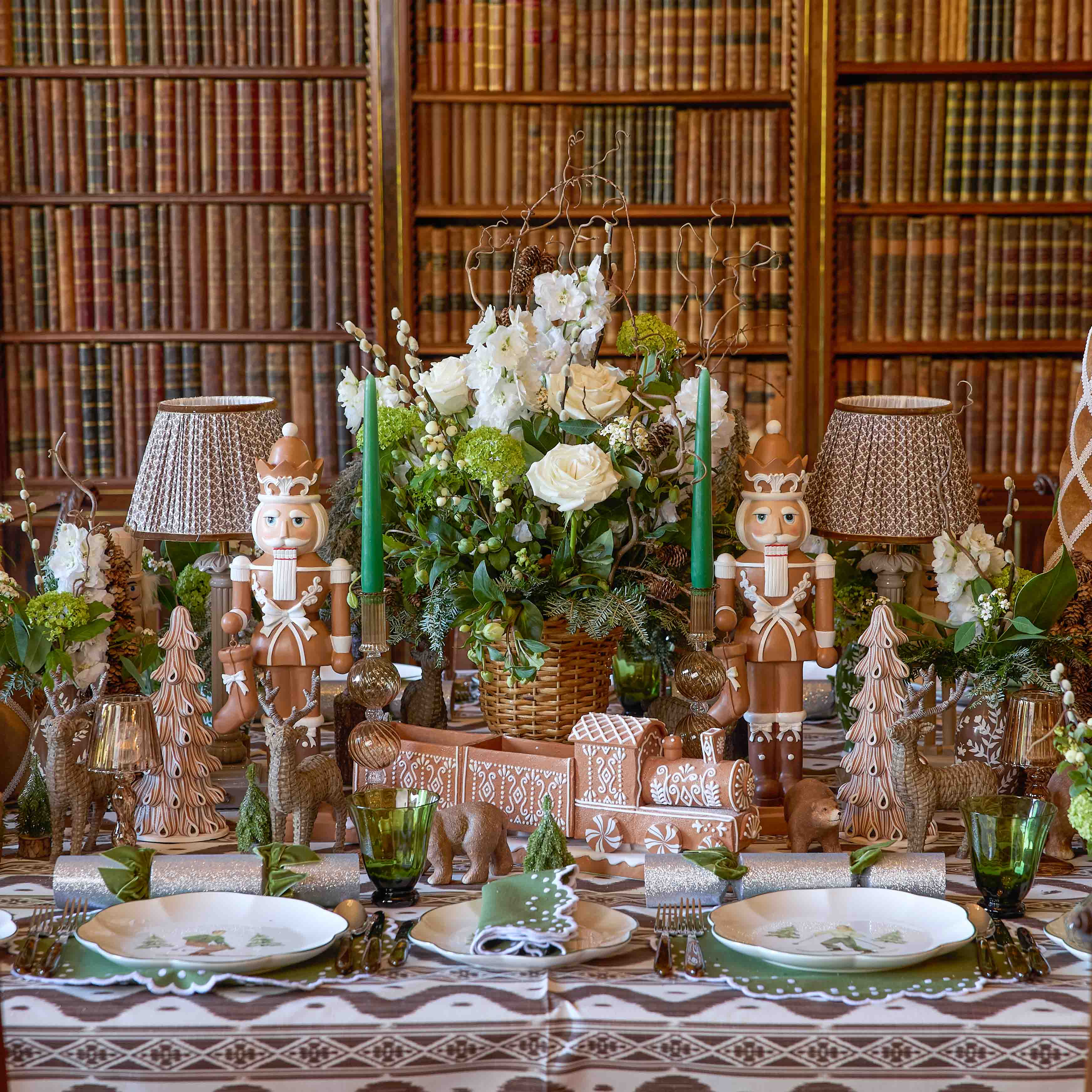 Gingerbread Candycane Christmas Trees (Pair)