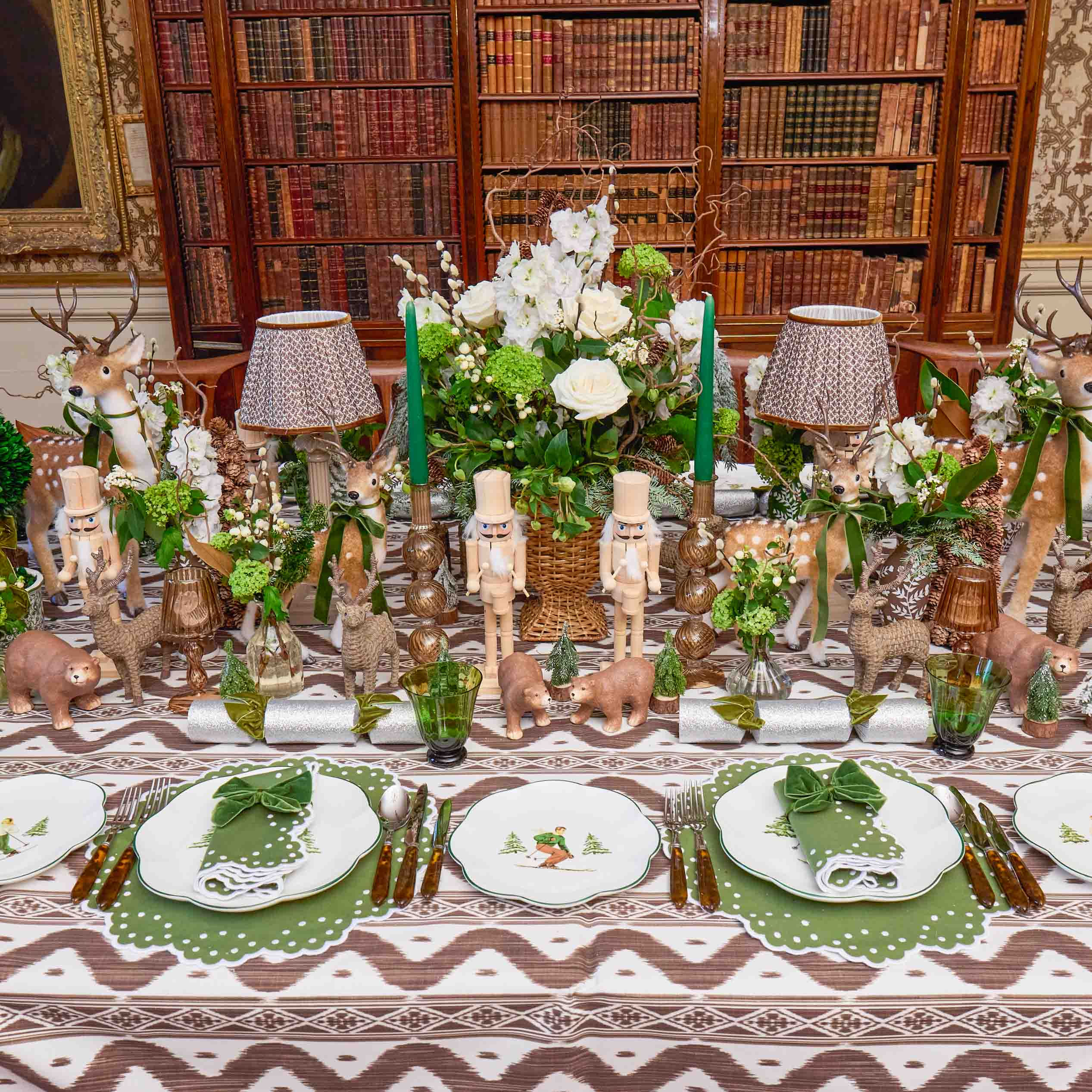 Heidi & Hans Skier Starter Plates (Set of 4)