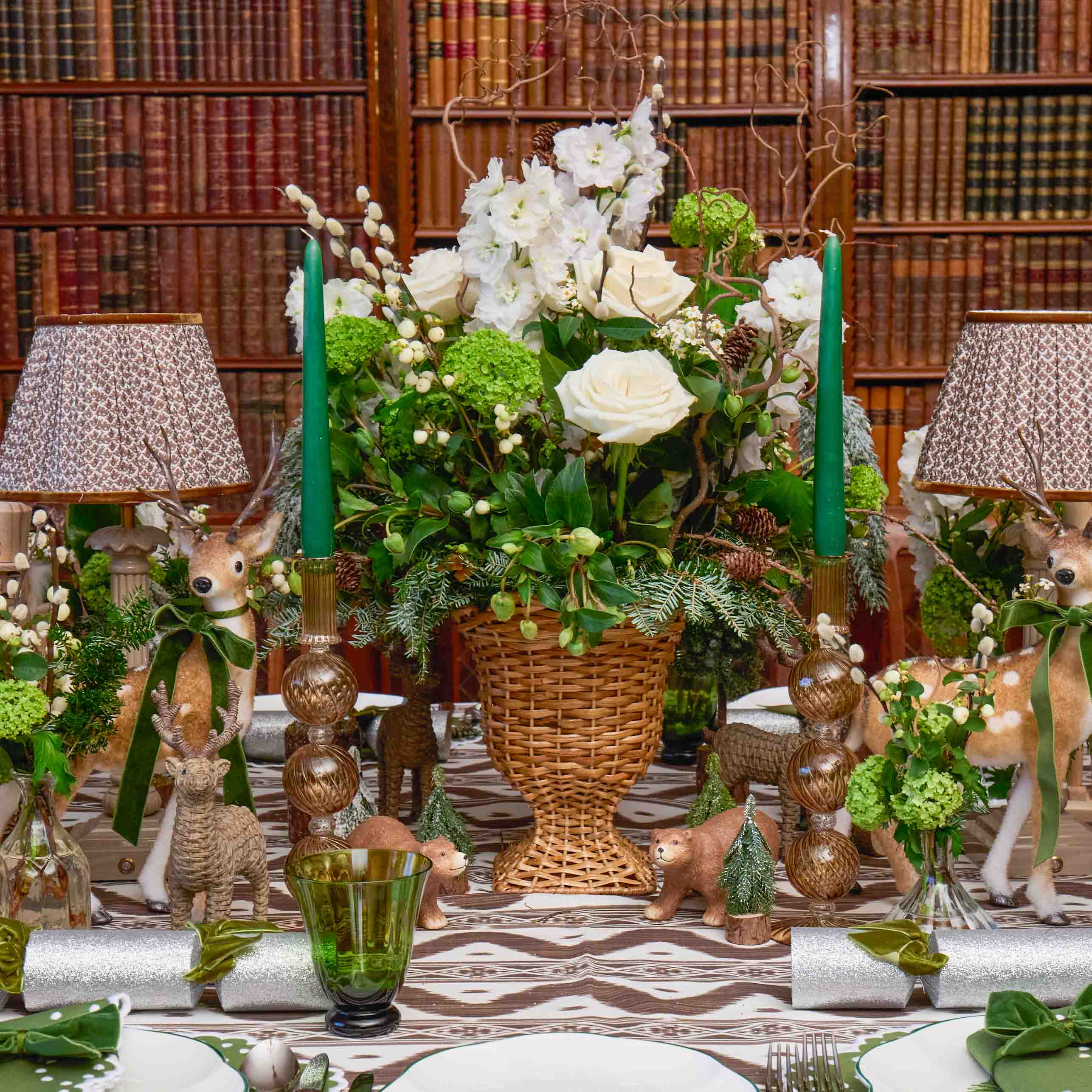 Small Rattan Urn Vase