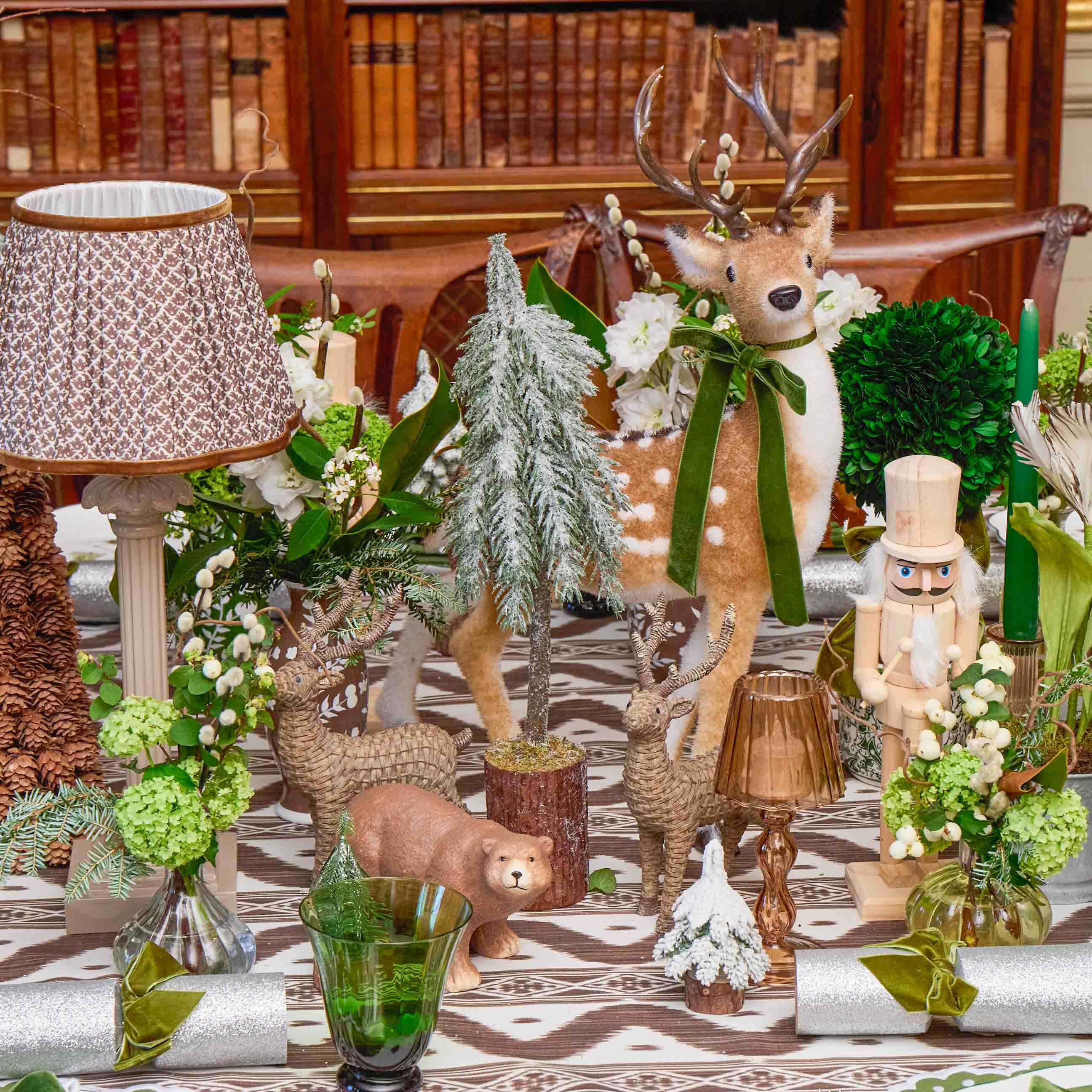 Rattan Reindeer (Pair) - 30cm