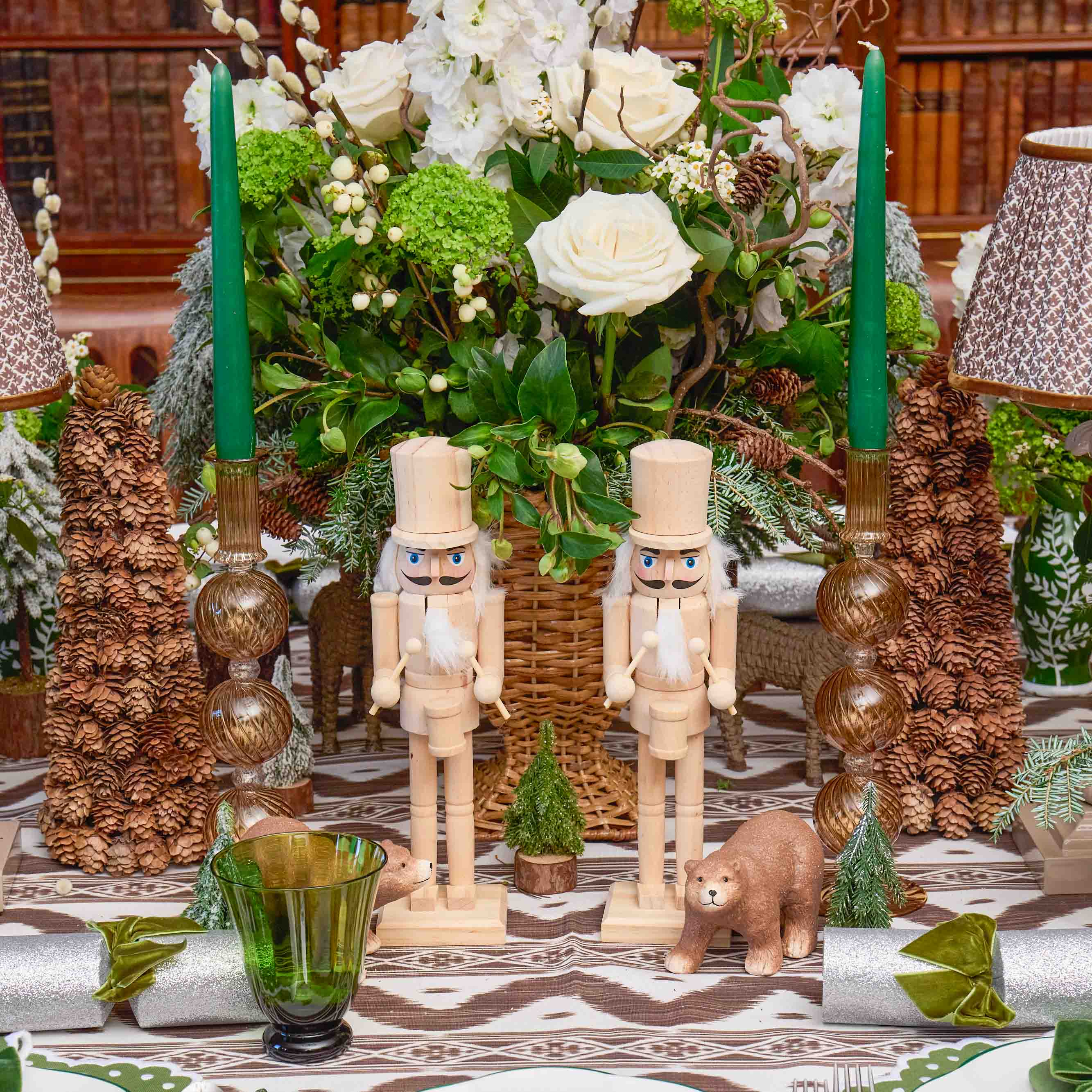 Natural Wood Nutcracker (Pair)