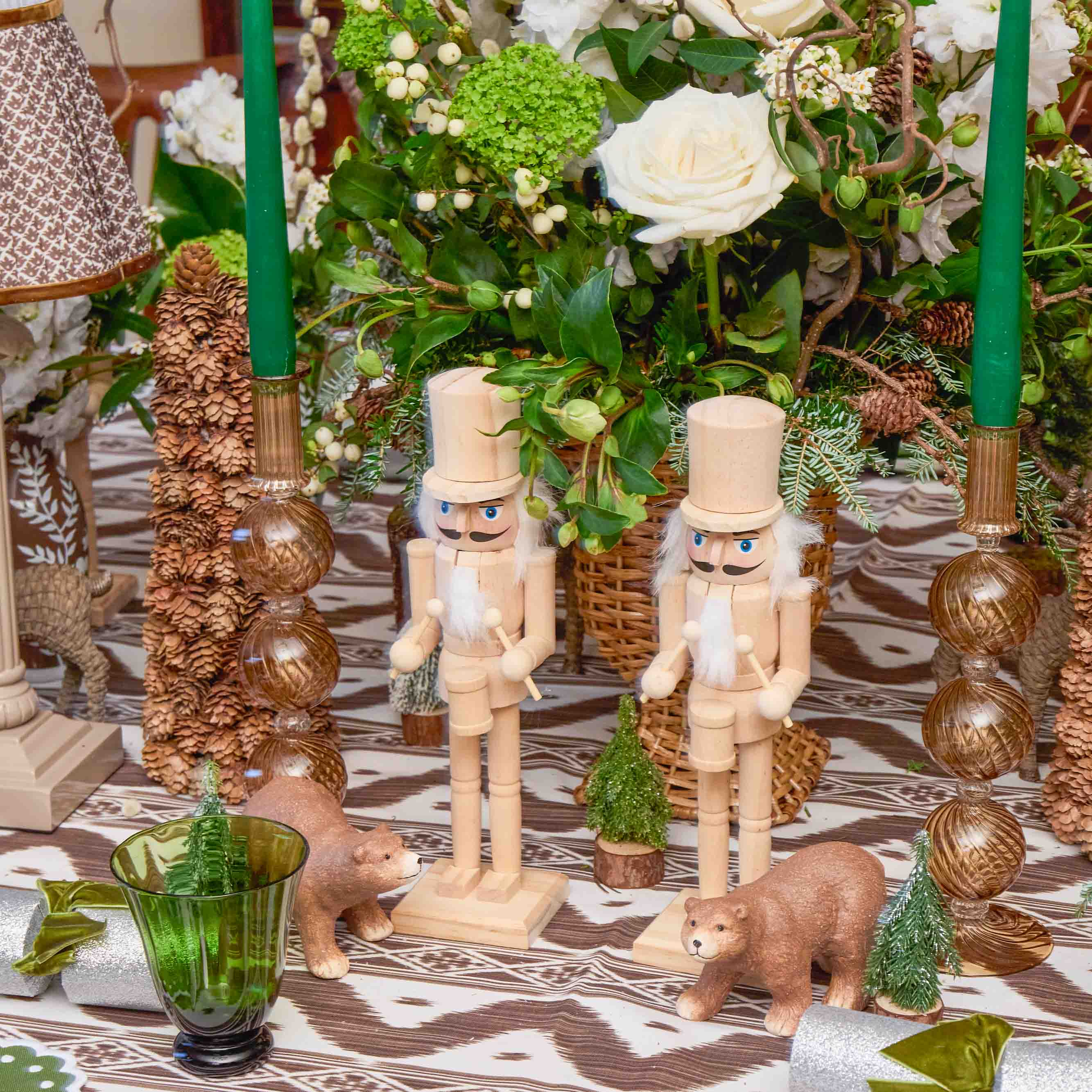 Natural Wood Nutcracker (Pair)