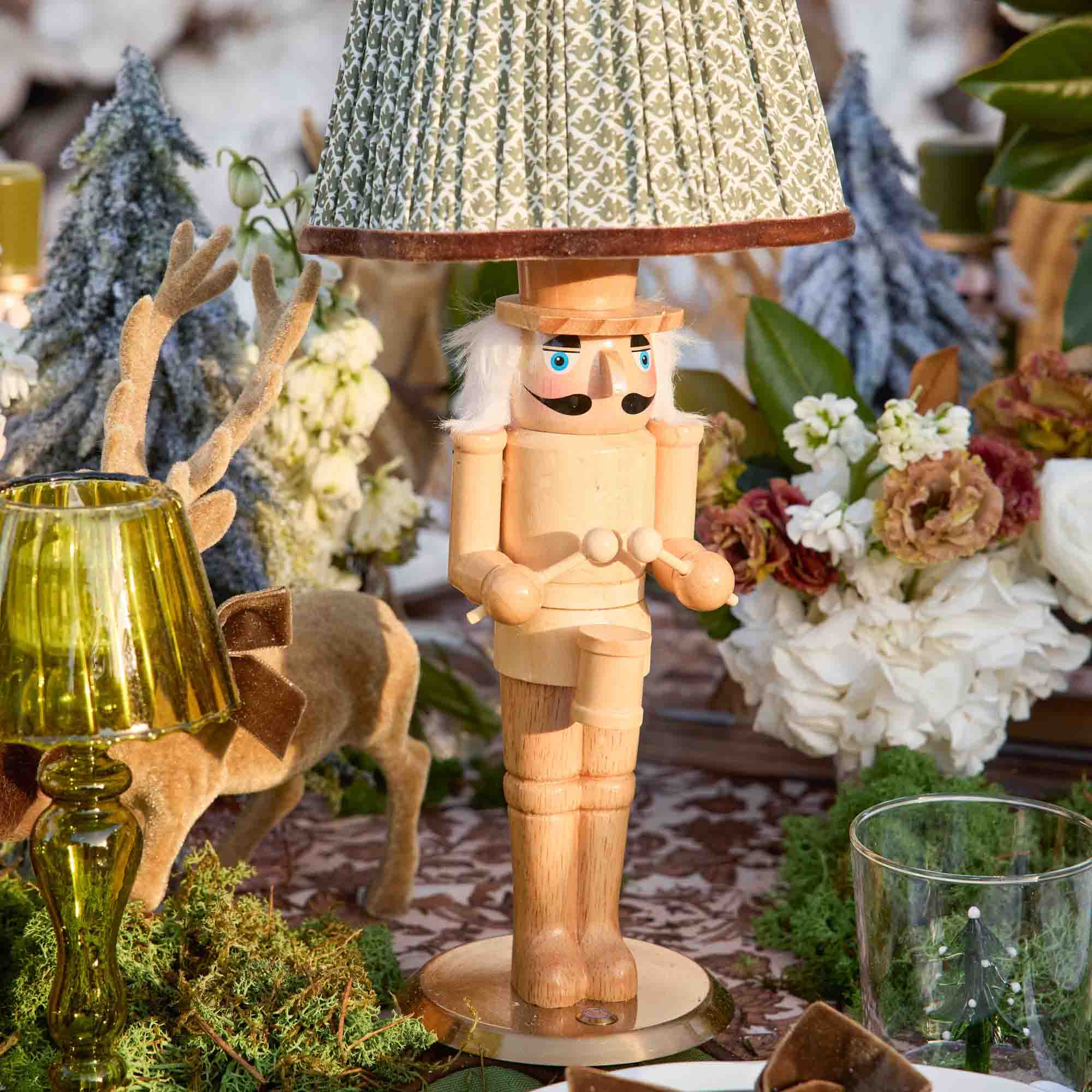 Pair of Nutcracker Rechargeable Lamps
