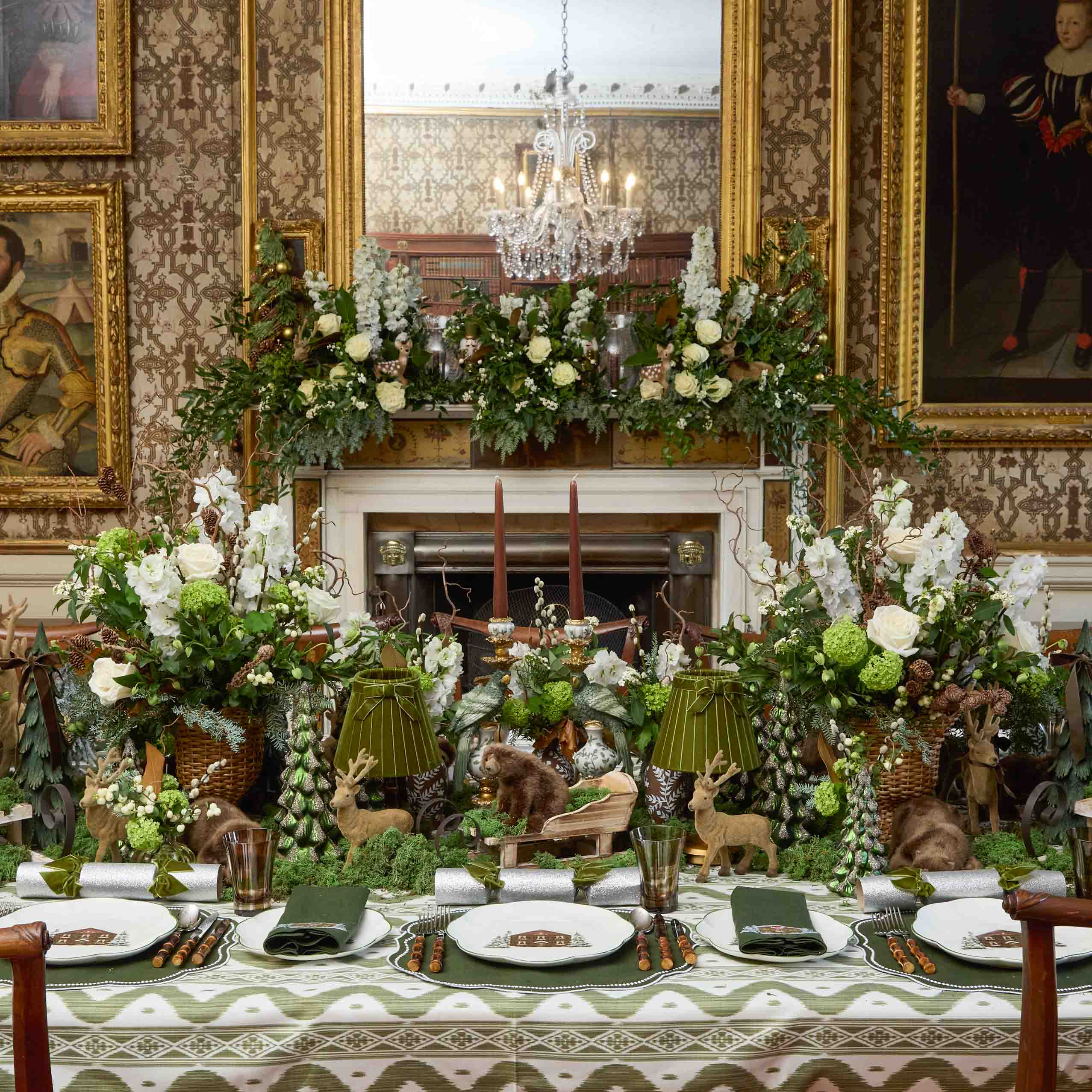 Emerald Glass Christmas Tree (Pair)