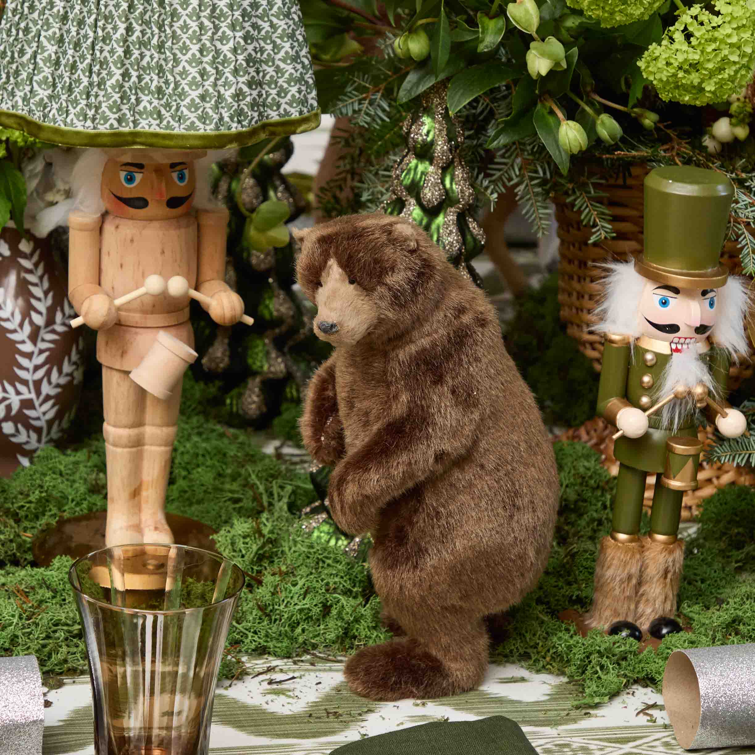 Large Alpine Brown Bears (Set of 3)