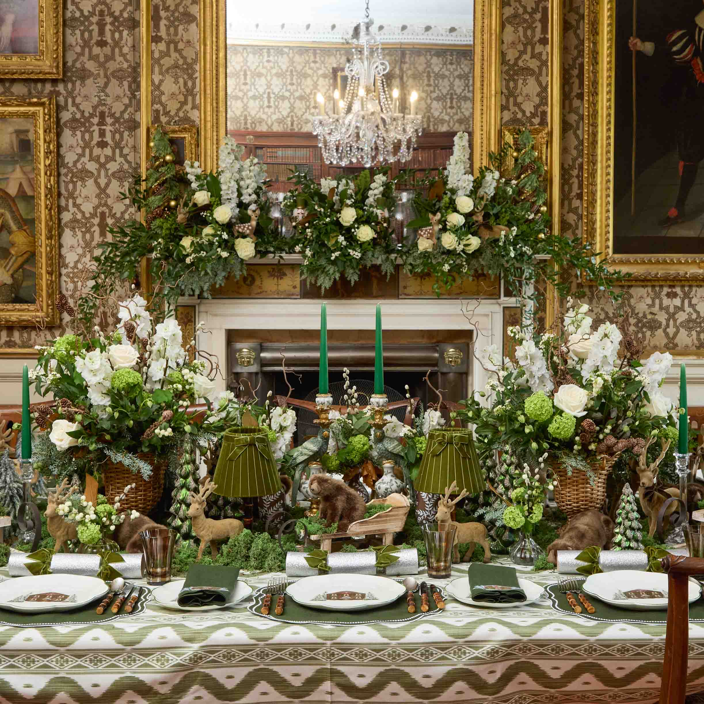 Forest Green Candles (Set of 8)