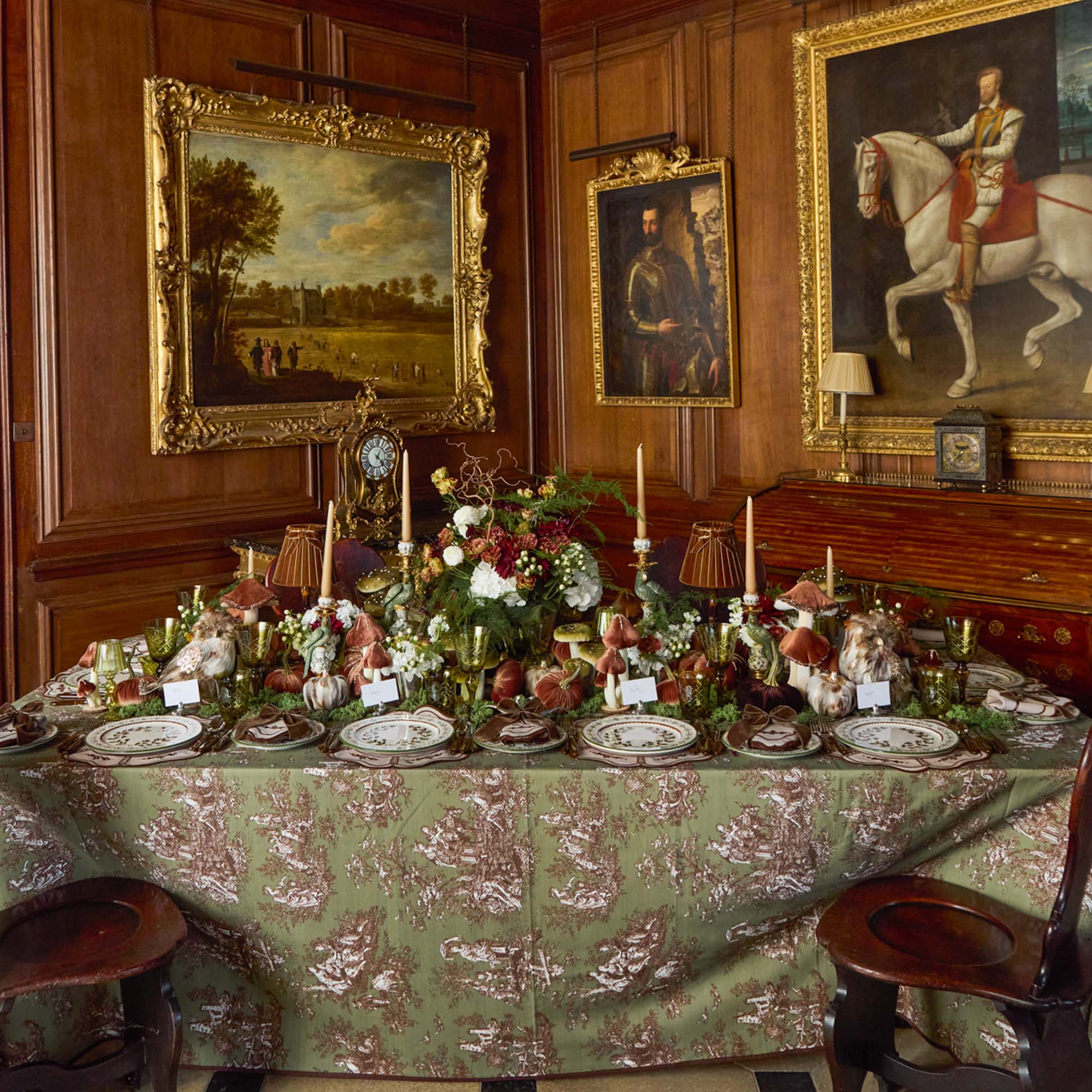 Chocolate Velvet Bow Lampshade (18cm)