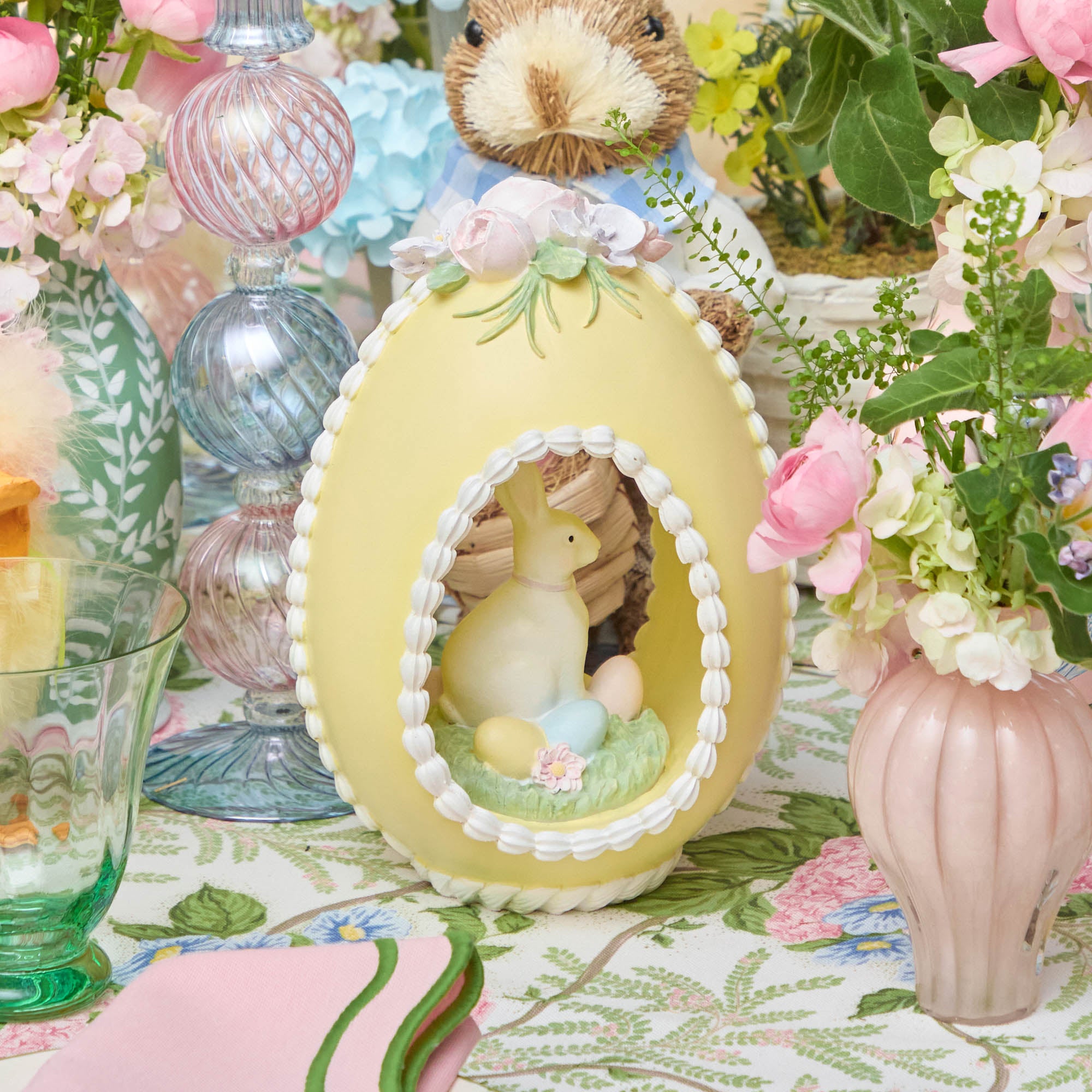 Pastel Bunny in Egg (Set of 3)