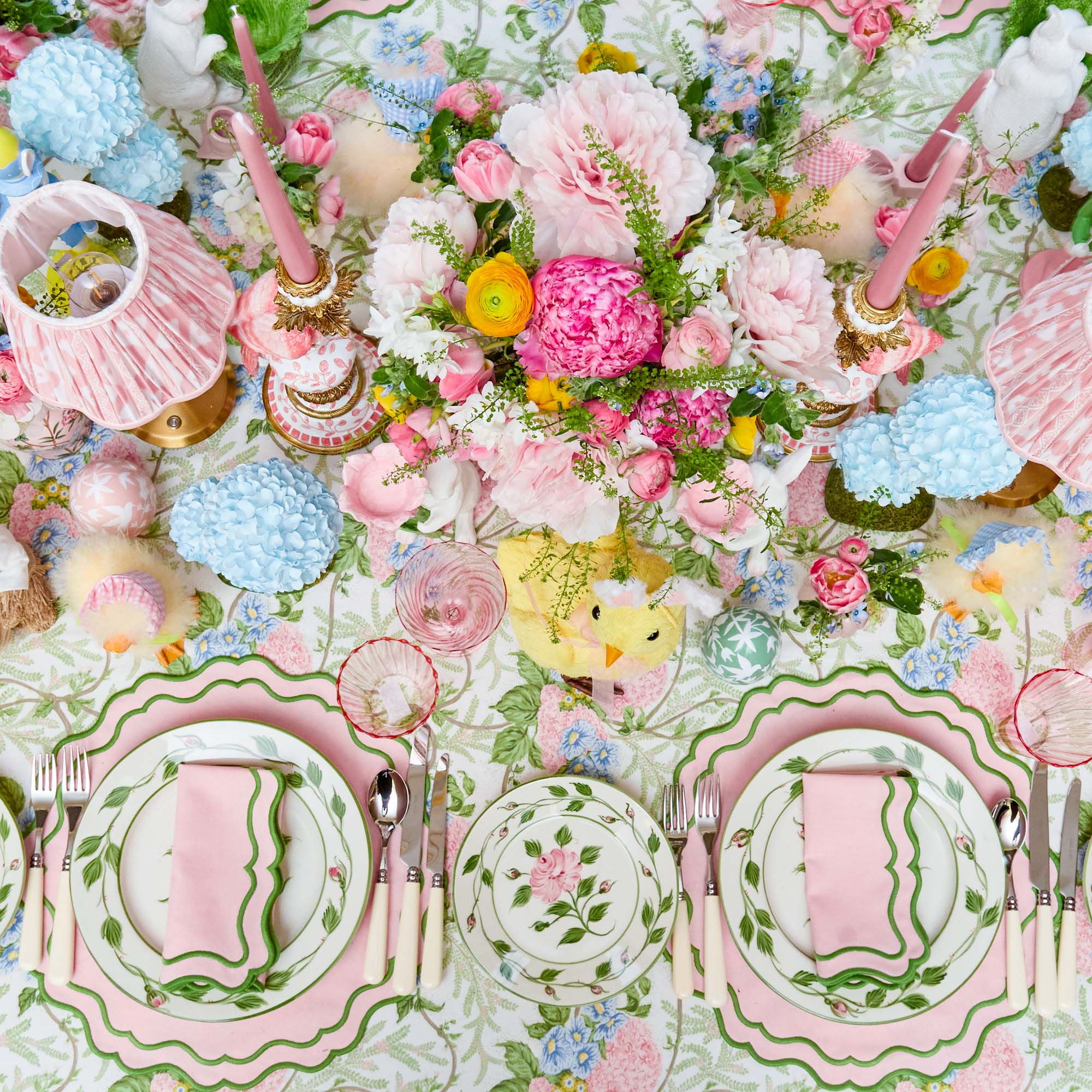 Rose Bud Starter Plates (Set of 4)